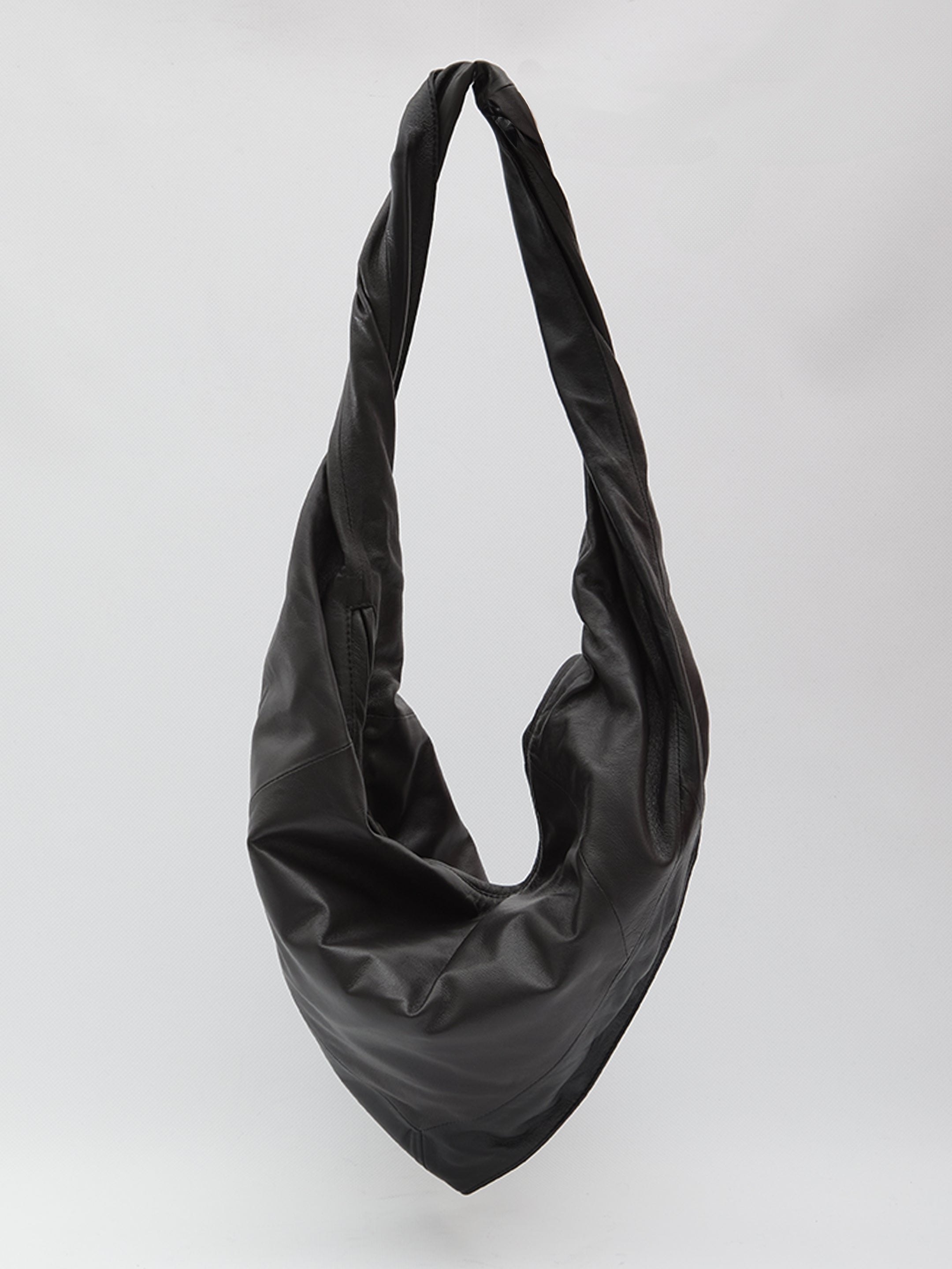 Small Black Extended Scarf Bag