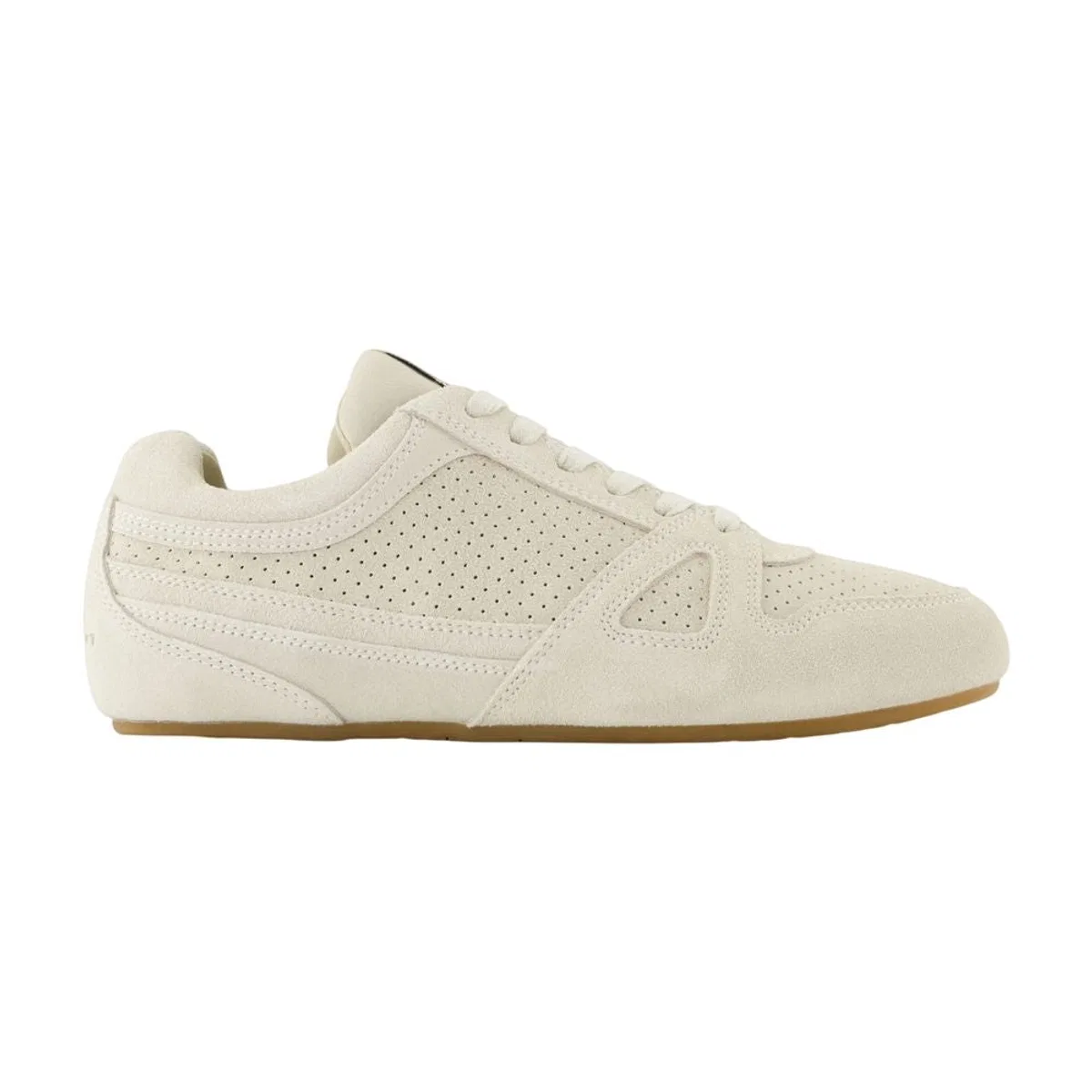 Isabel Marant Calfskin Leather Low-top Sneakers In White