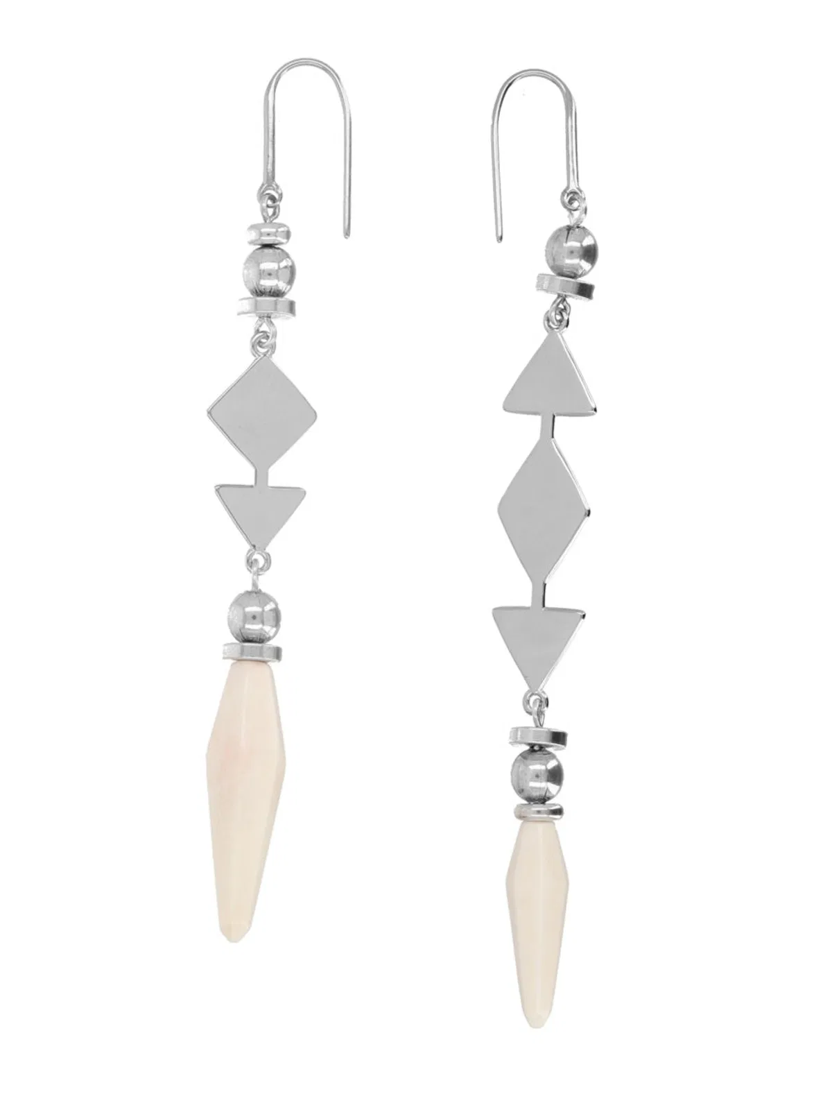 Powder Brass Earrings