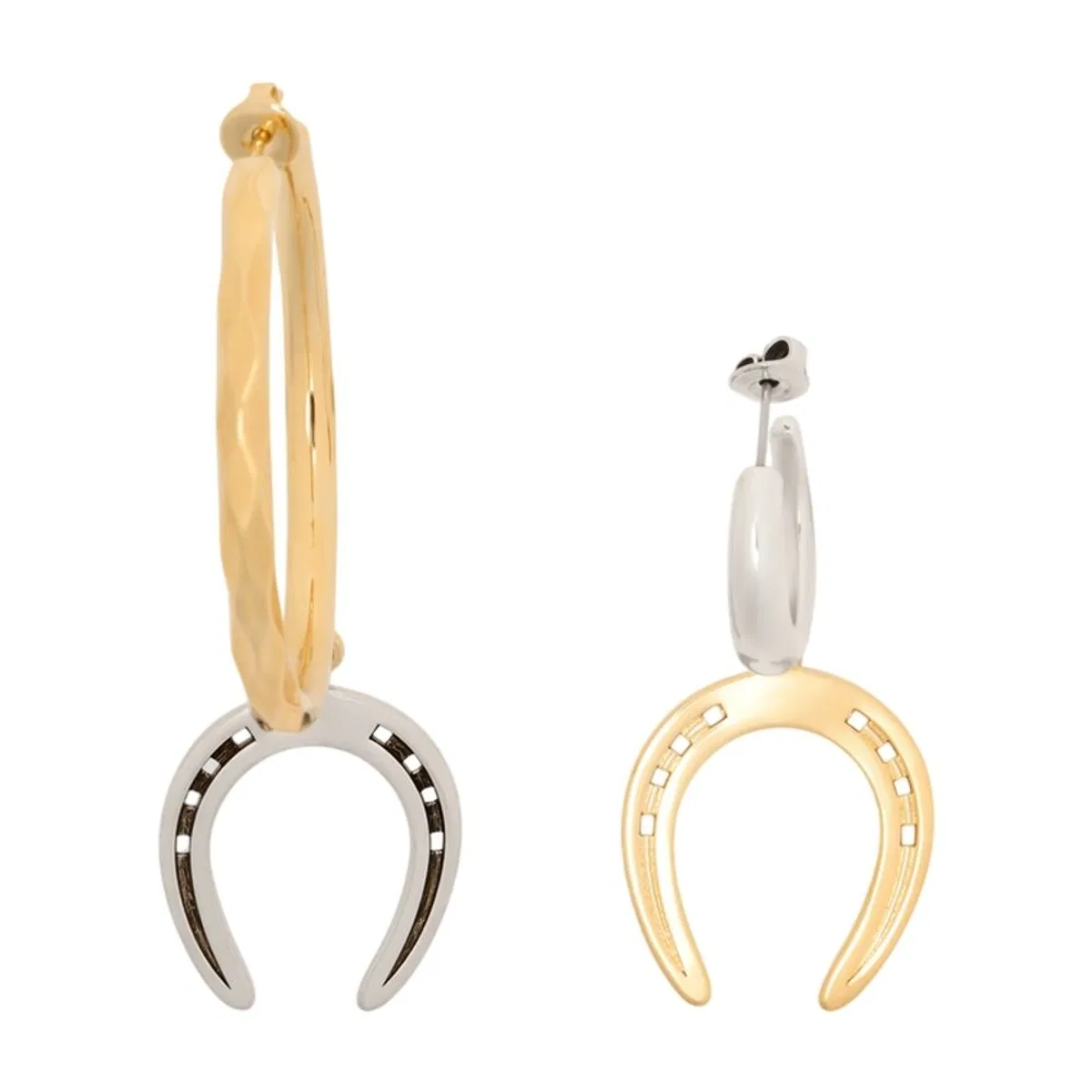 Gold Brass Earrings