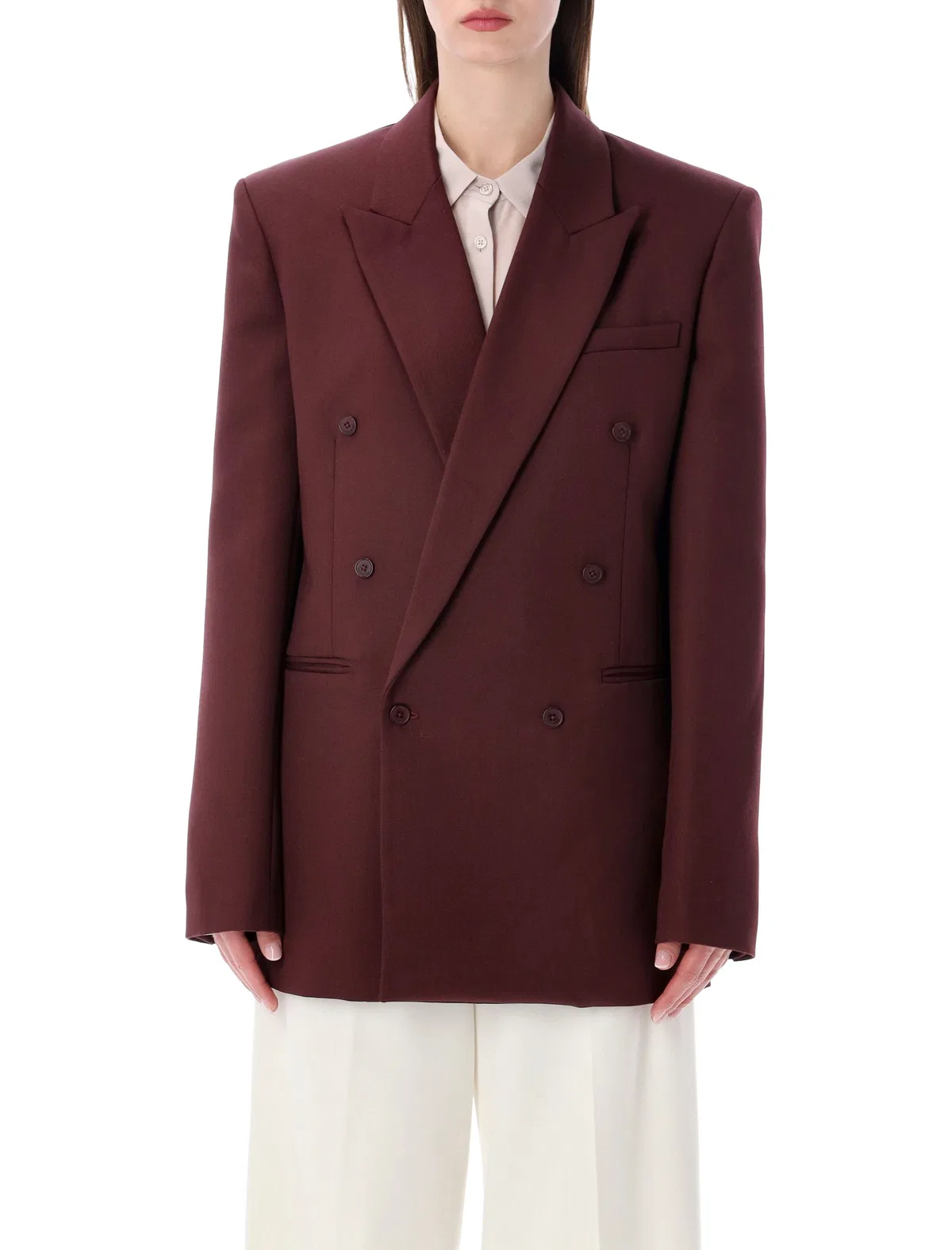 Monterey Wool Double-Breasted Blazer