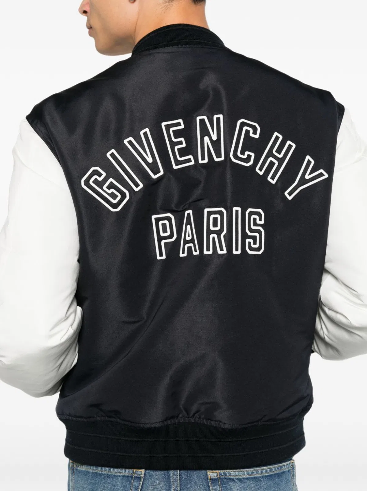 Givenchy Logo Bomber Jacket In Black