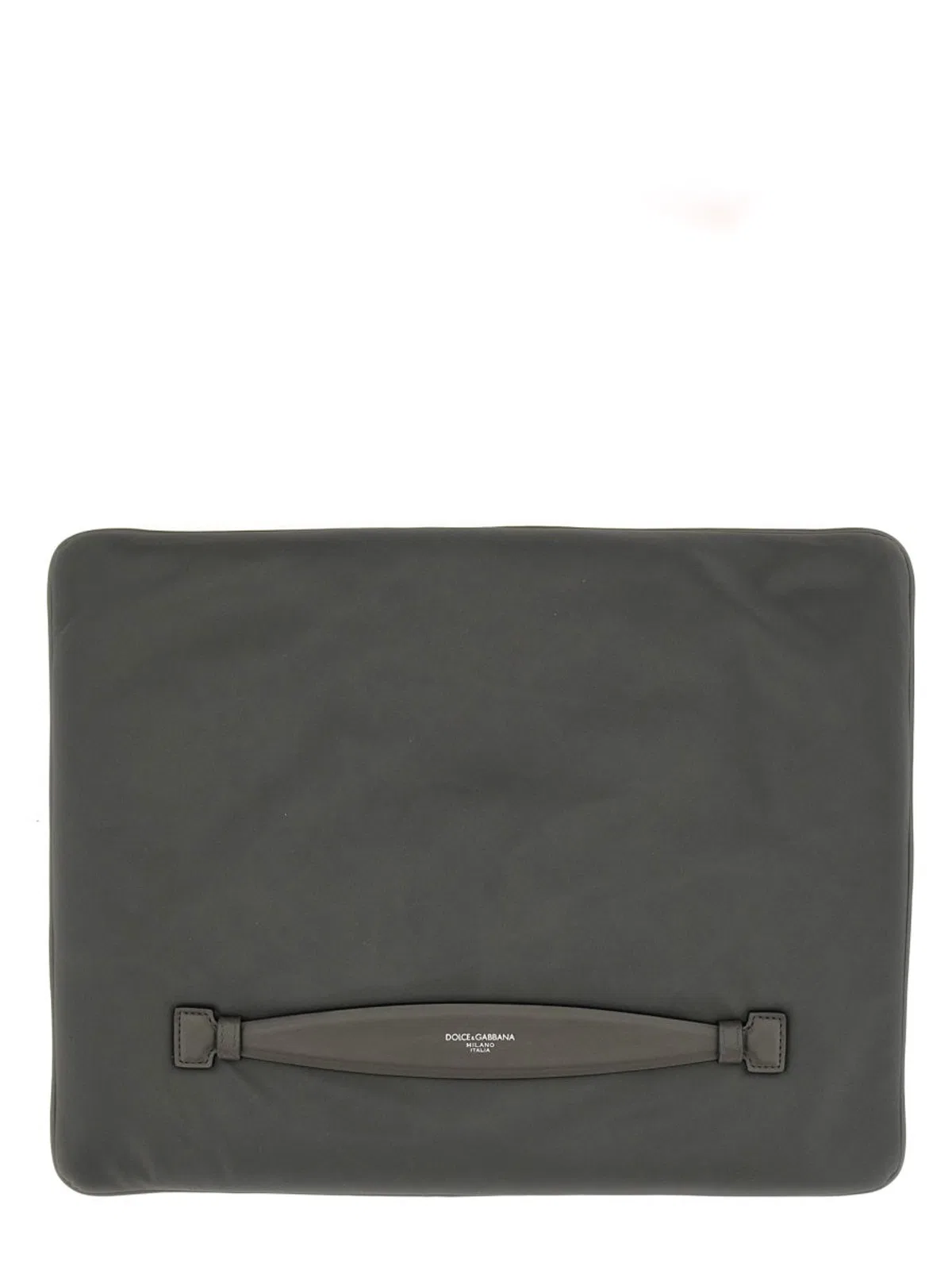 Dolce & Gabbana Charcoal Fabric Clutch