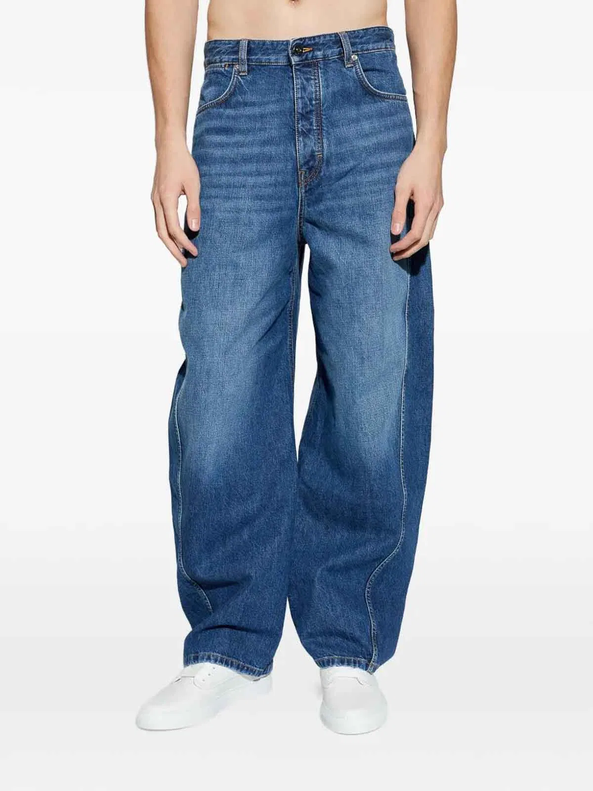Givenchy Couture Seam Pants In Blue