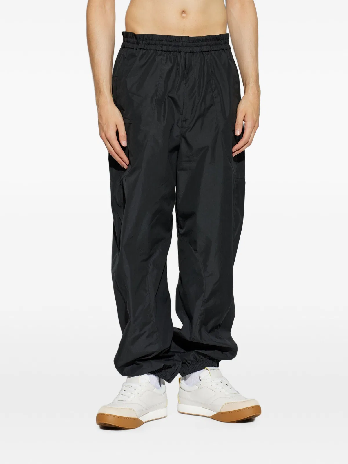 Givenchy Cotton-polyester Drawstring Joggers In Black