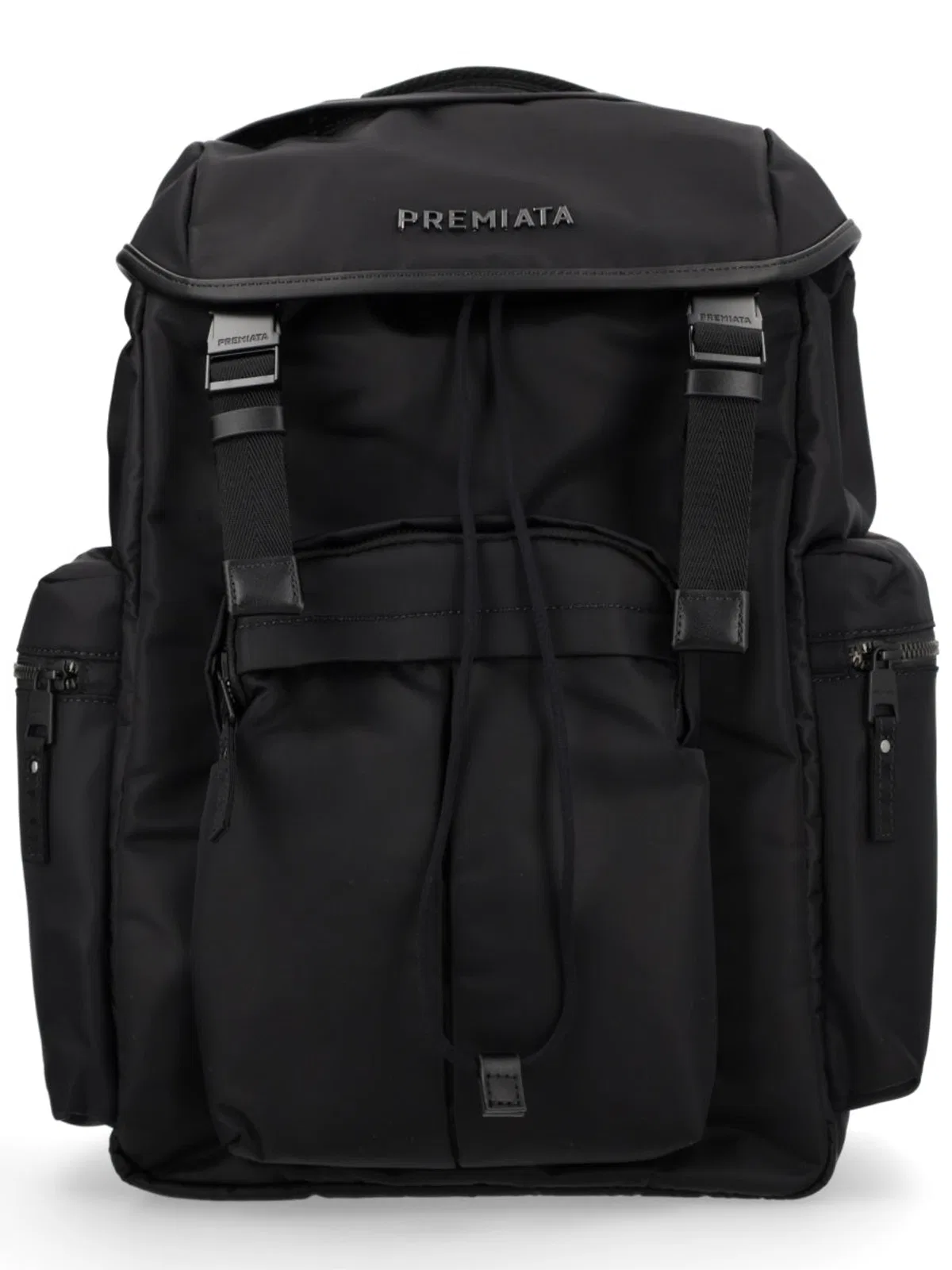 Black Nylon Backpack