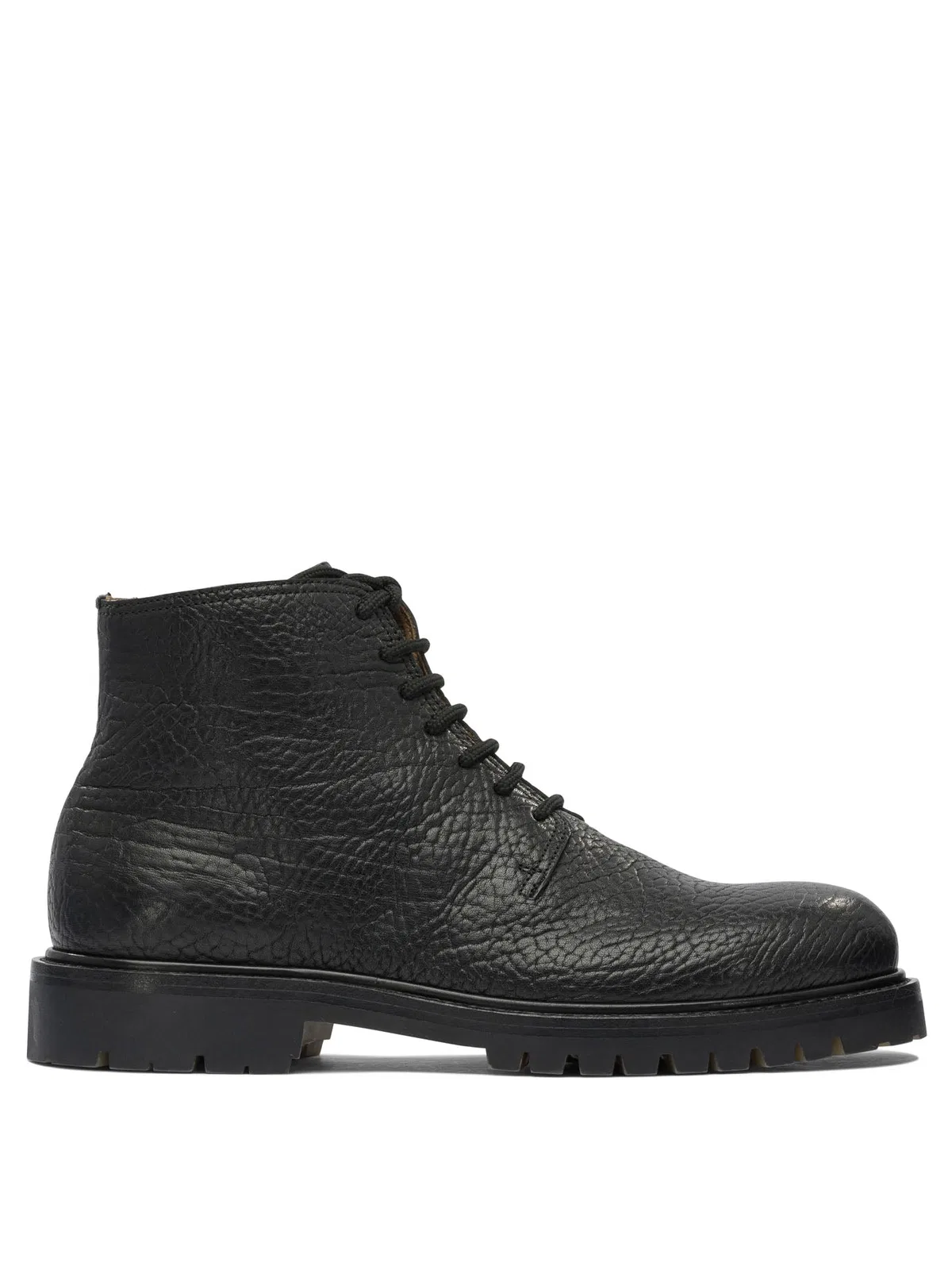 Black Rubber Ankle Boots