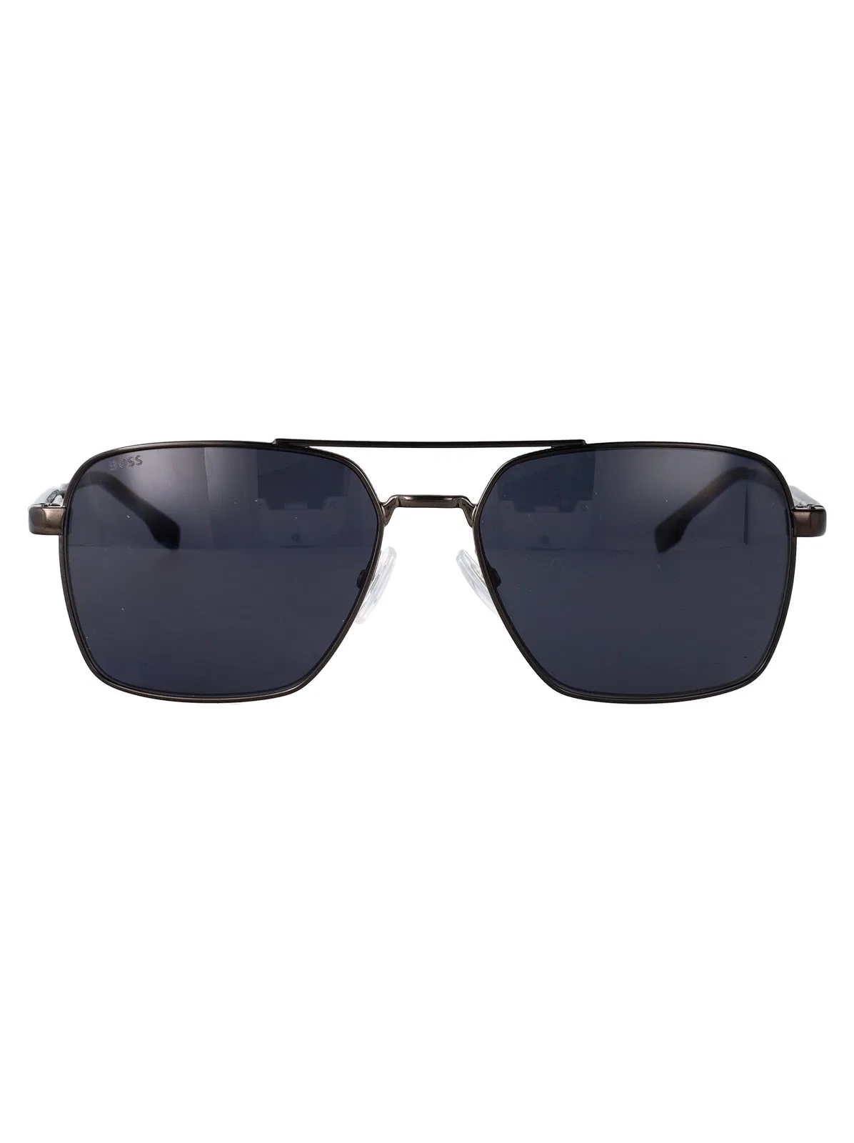 Dark Ruthenium Black Stainless Steel Sunglasses