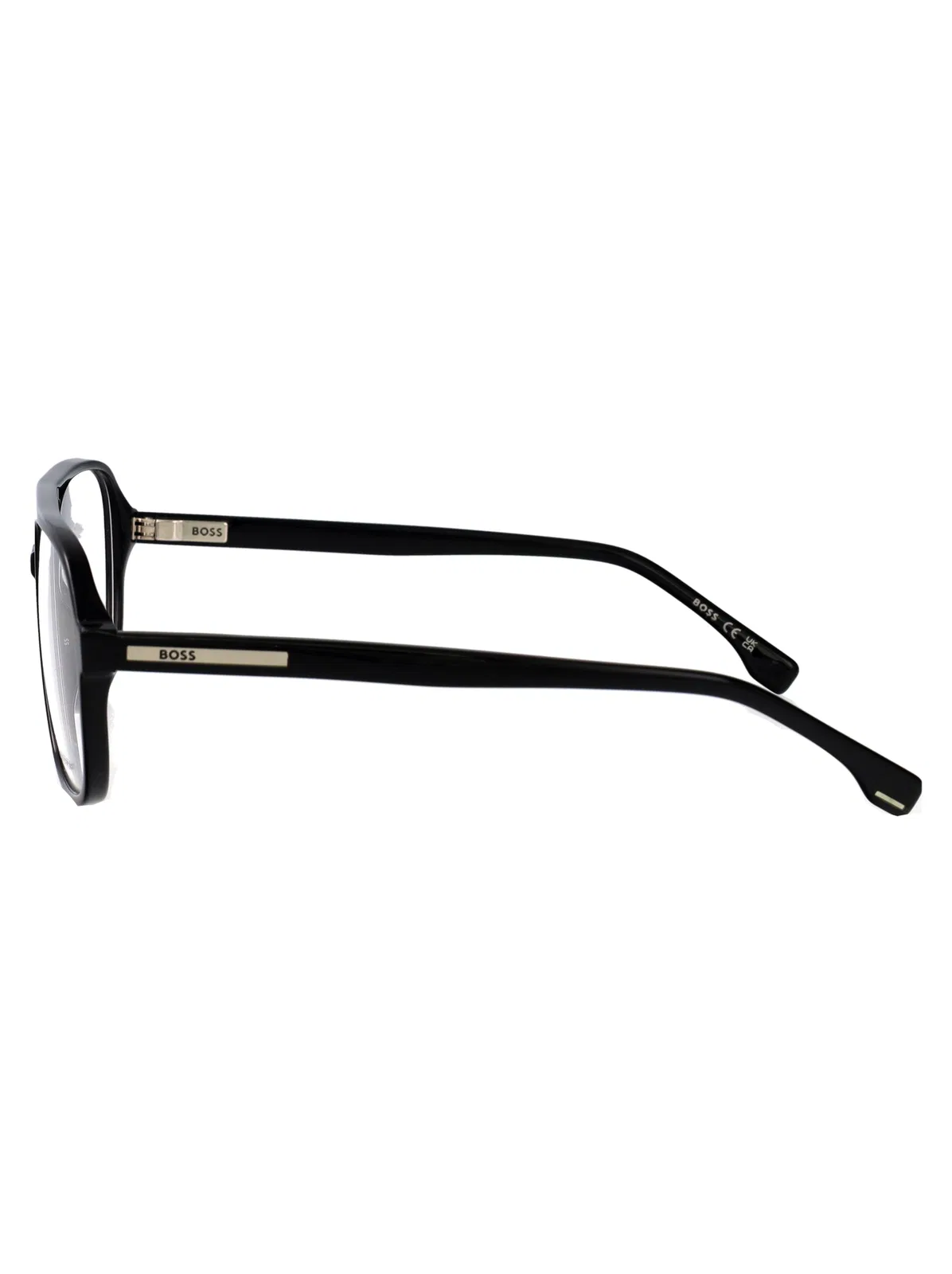 Hugo Boss Black Acetate Glasses In Black