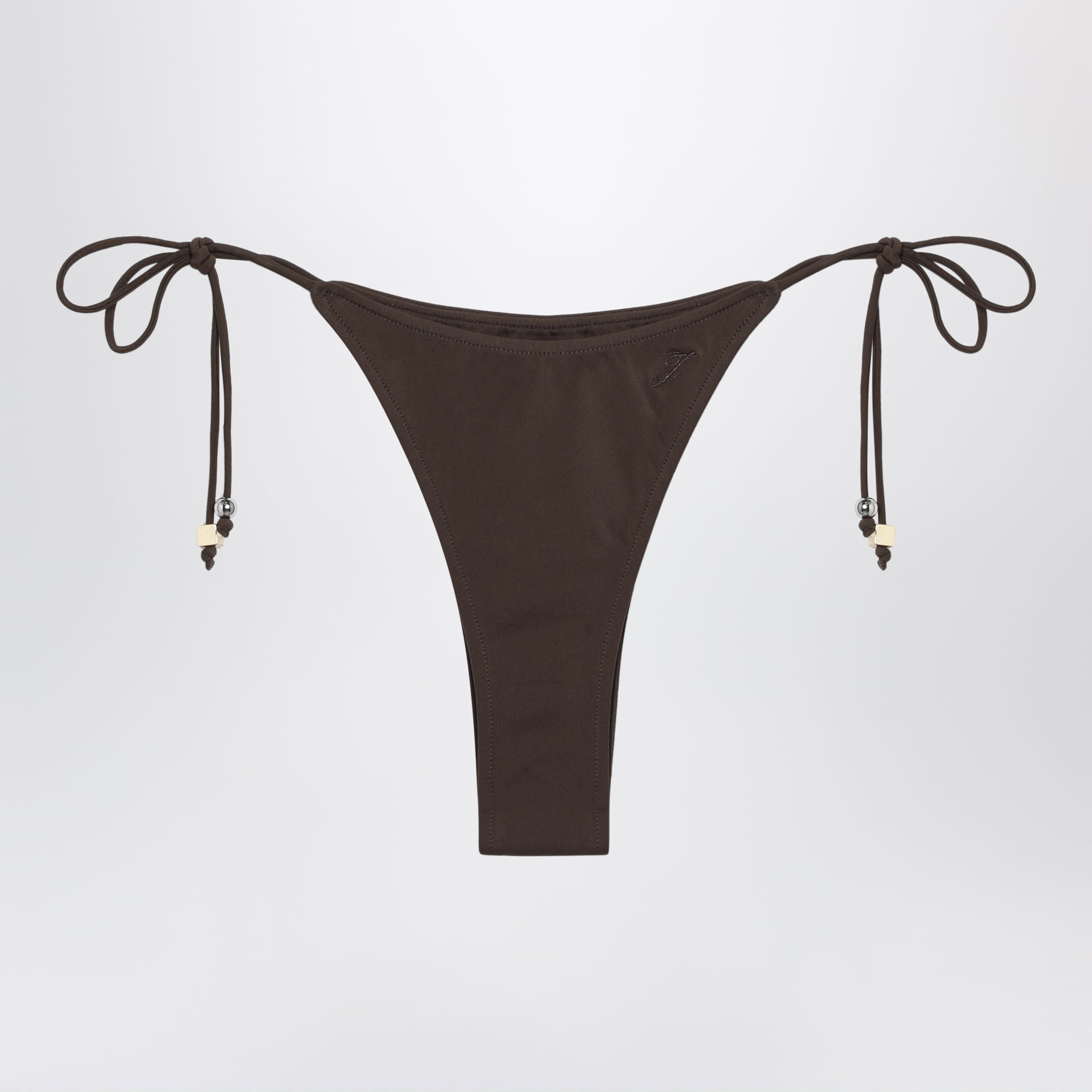 Brown Triangle Bikini Bottom