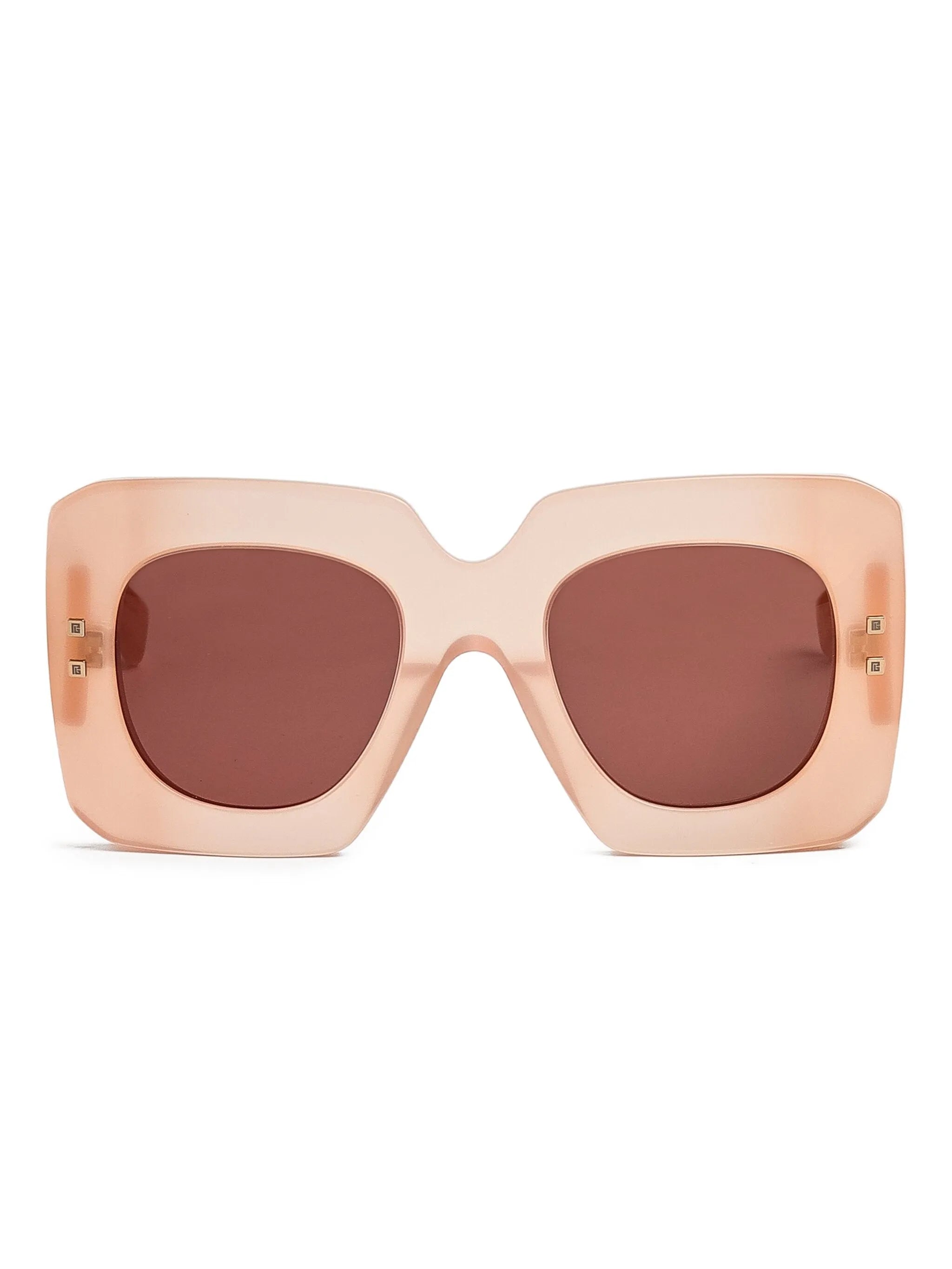 Balmain Nude Gold Acetate B-bold In Orange