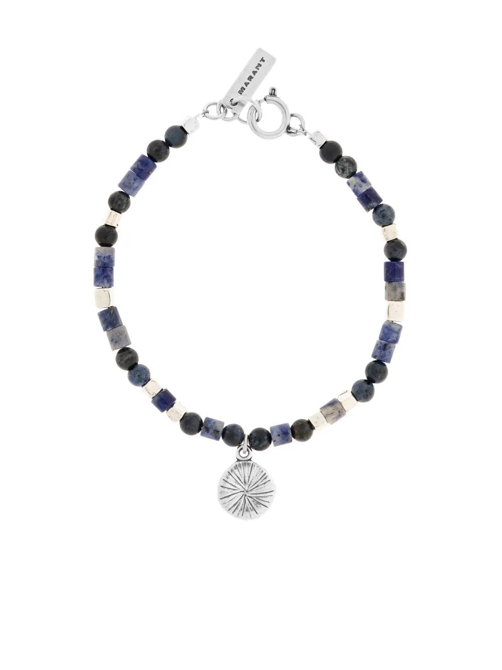 Faded Blue Silver Stone Bracelet