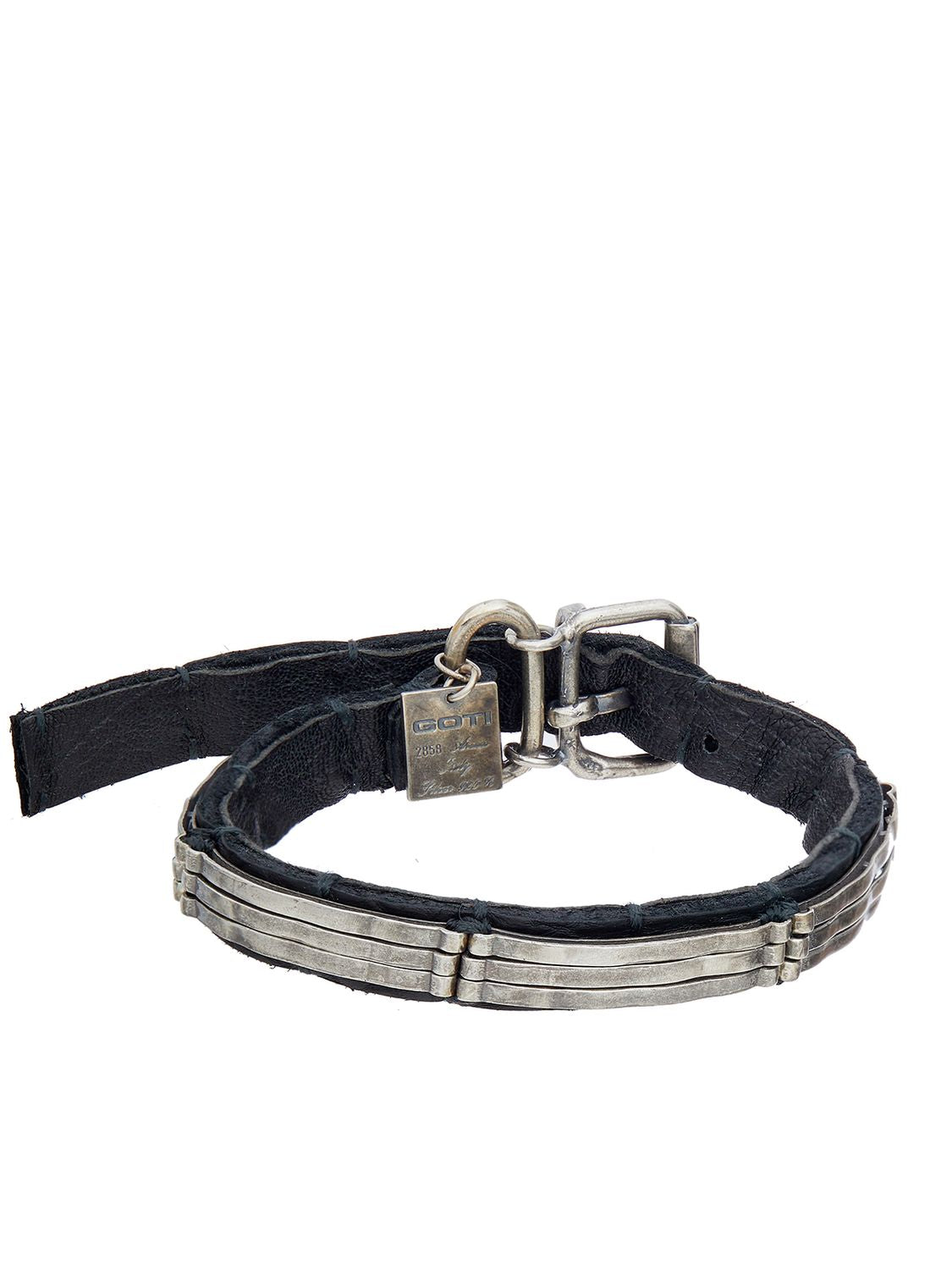 Leather Bracelet + Silver 925
