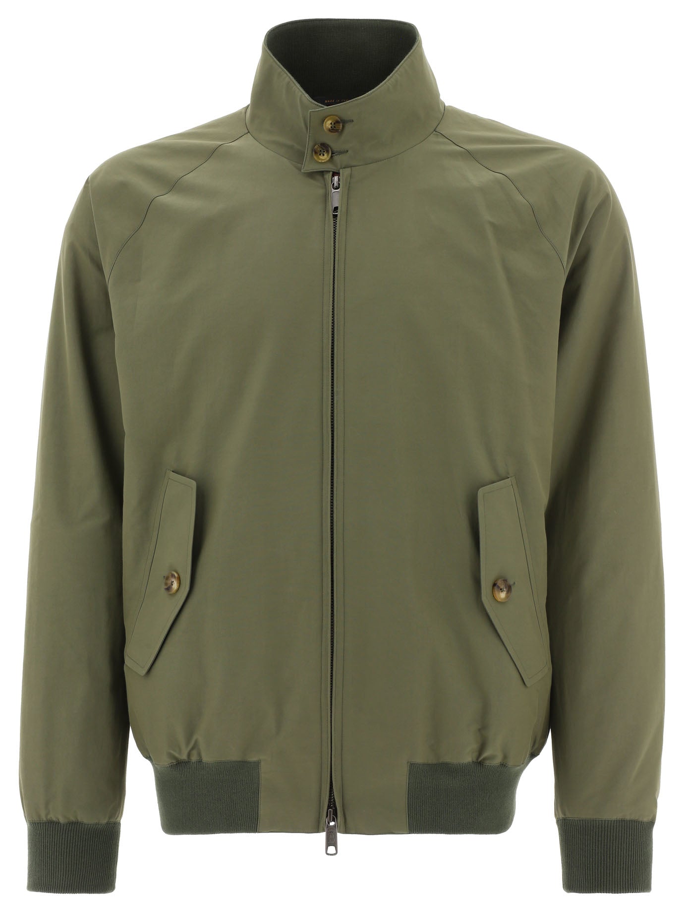 G9 Harrington Green Polyester Bomber Jacket