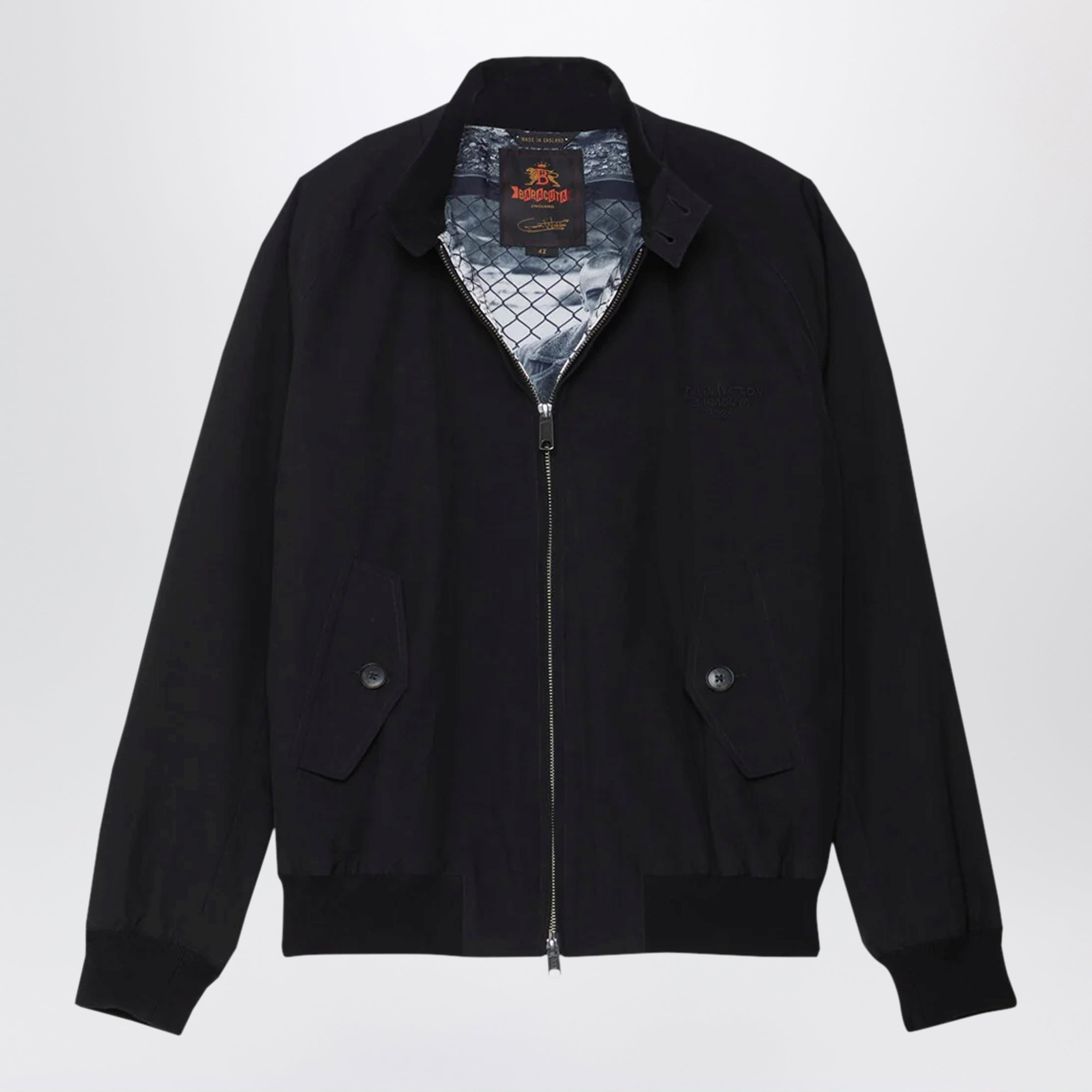 Black G9 Gavin Watson Jacket With Printed Lining