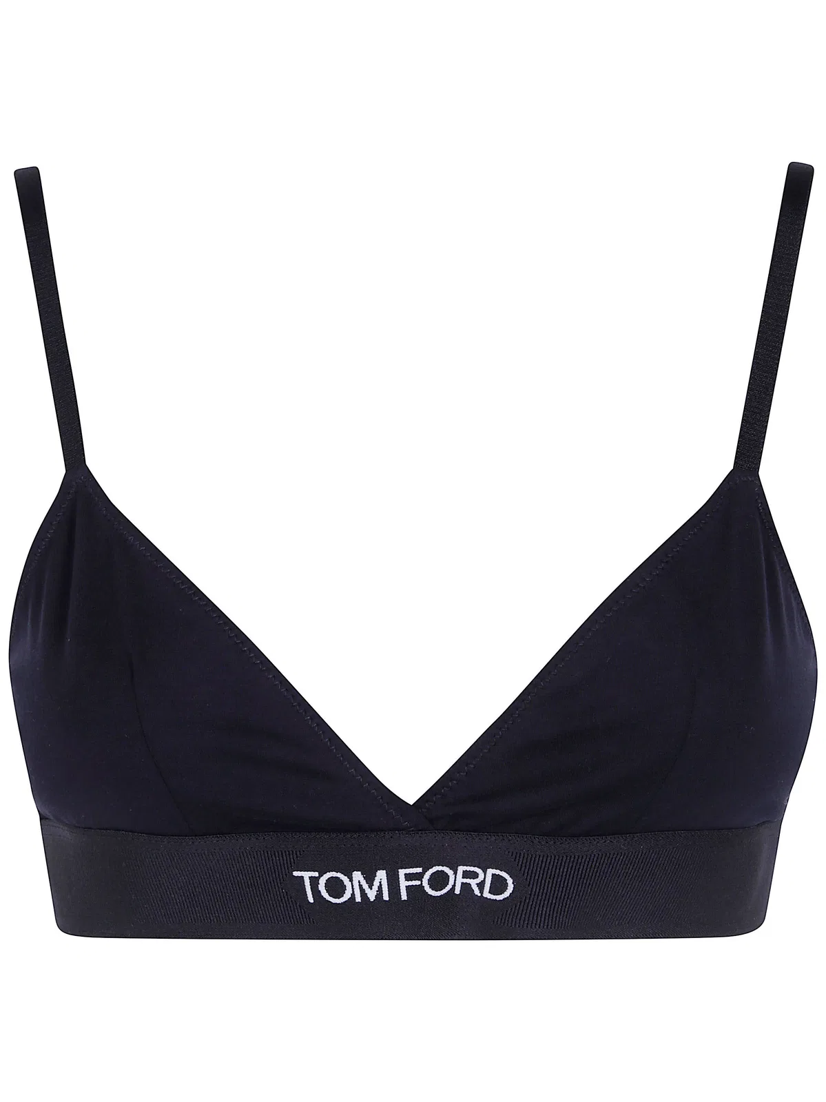 Tom Ford Modal Bra Adjustable Straps Triangle Cups In Blue