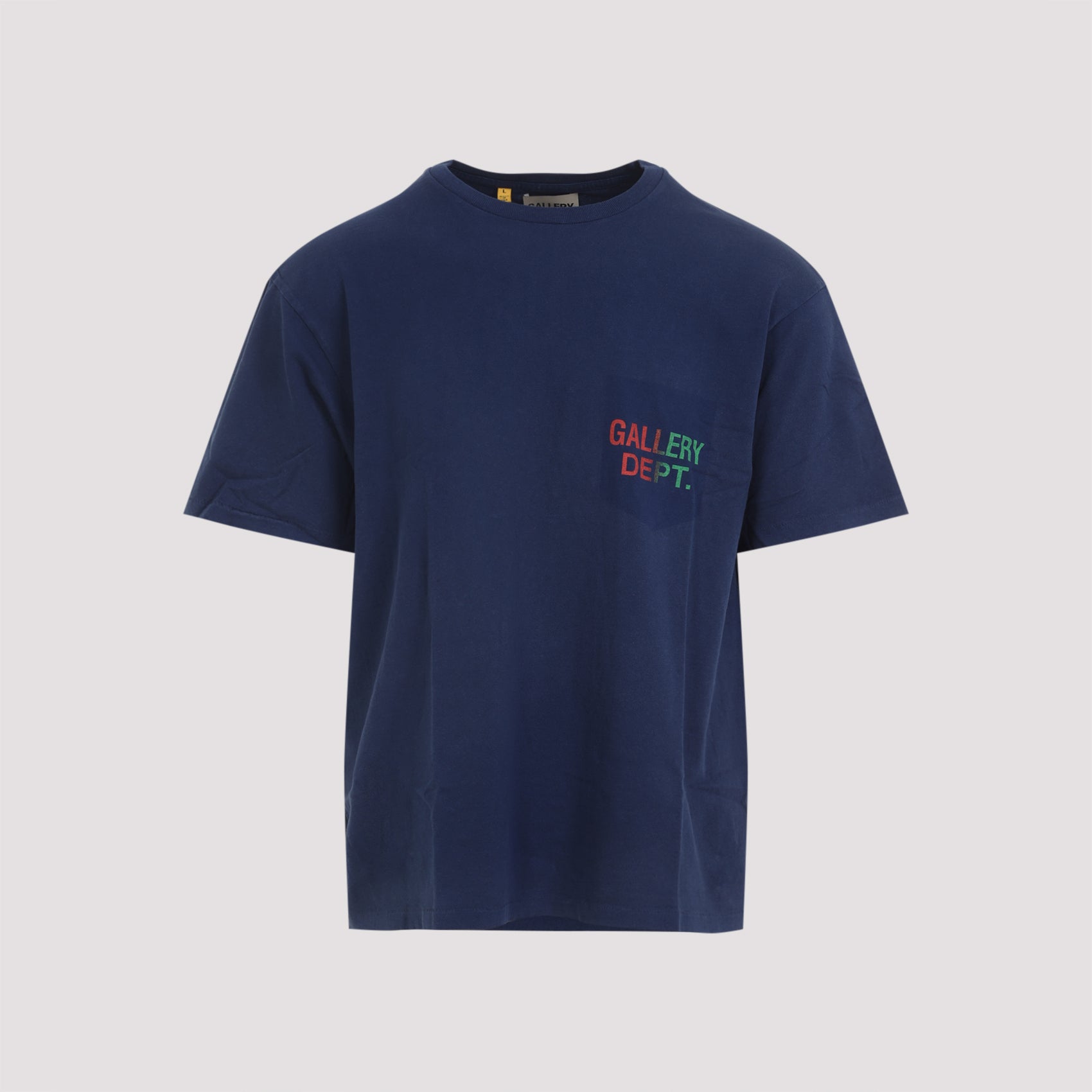 Vintage Navy Blue Cotton Boardwalk Tee