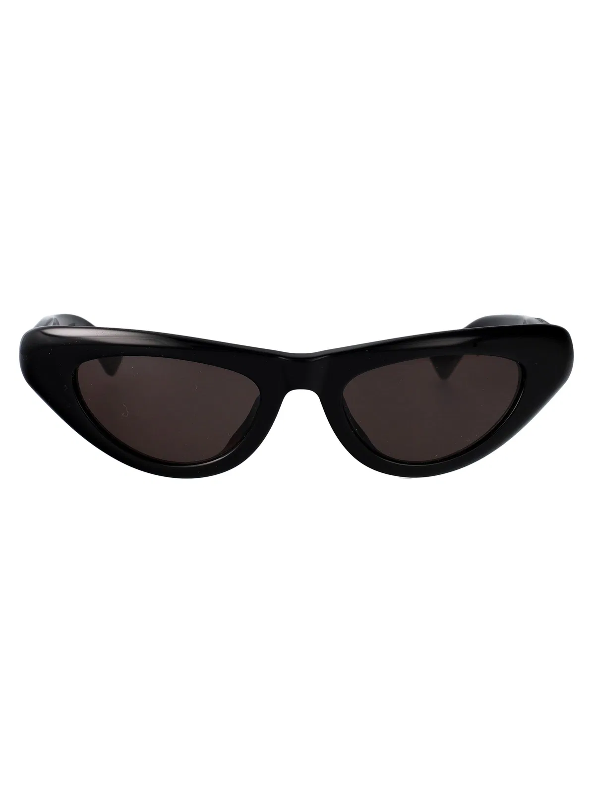 Bottega Veneta Black-black-grey Acetate Sunglasses