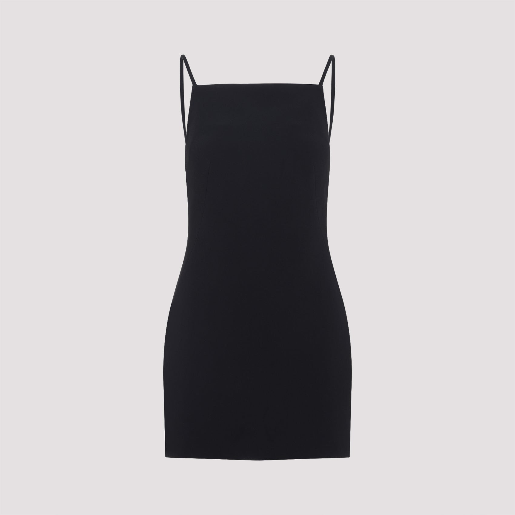 Square-Neck Spaghetti-Strap Mini Dress