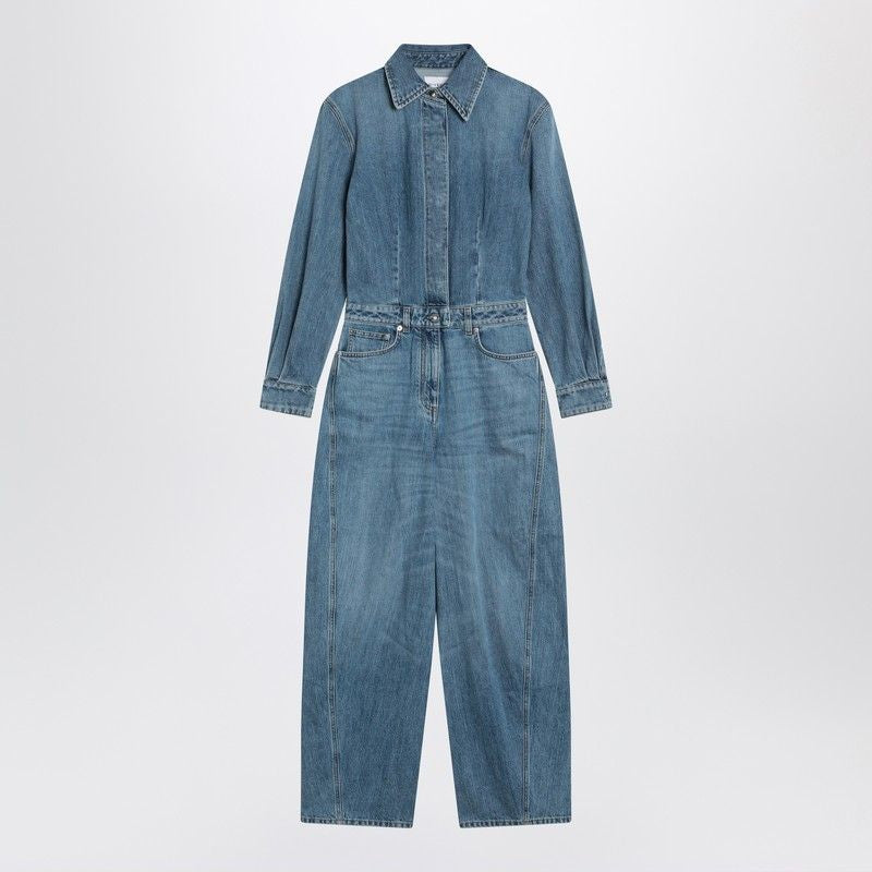 Light Blue Denim Jumpsuit