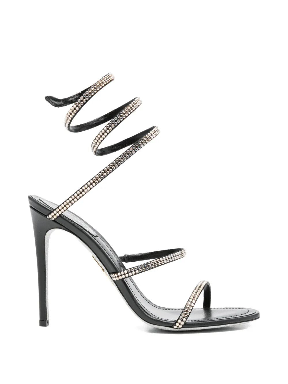 Cleo 105 Black And Gold Sandals