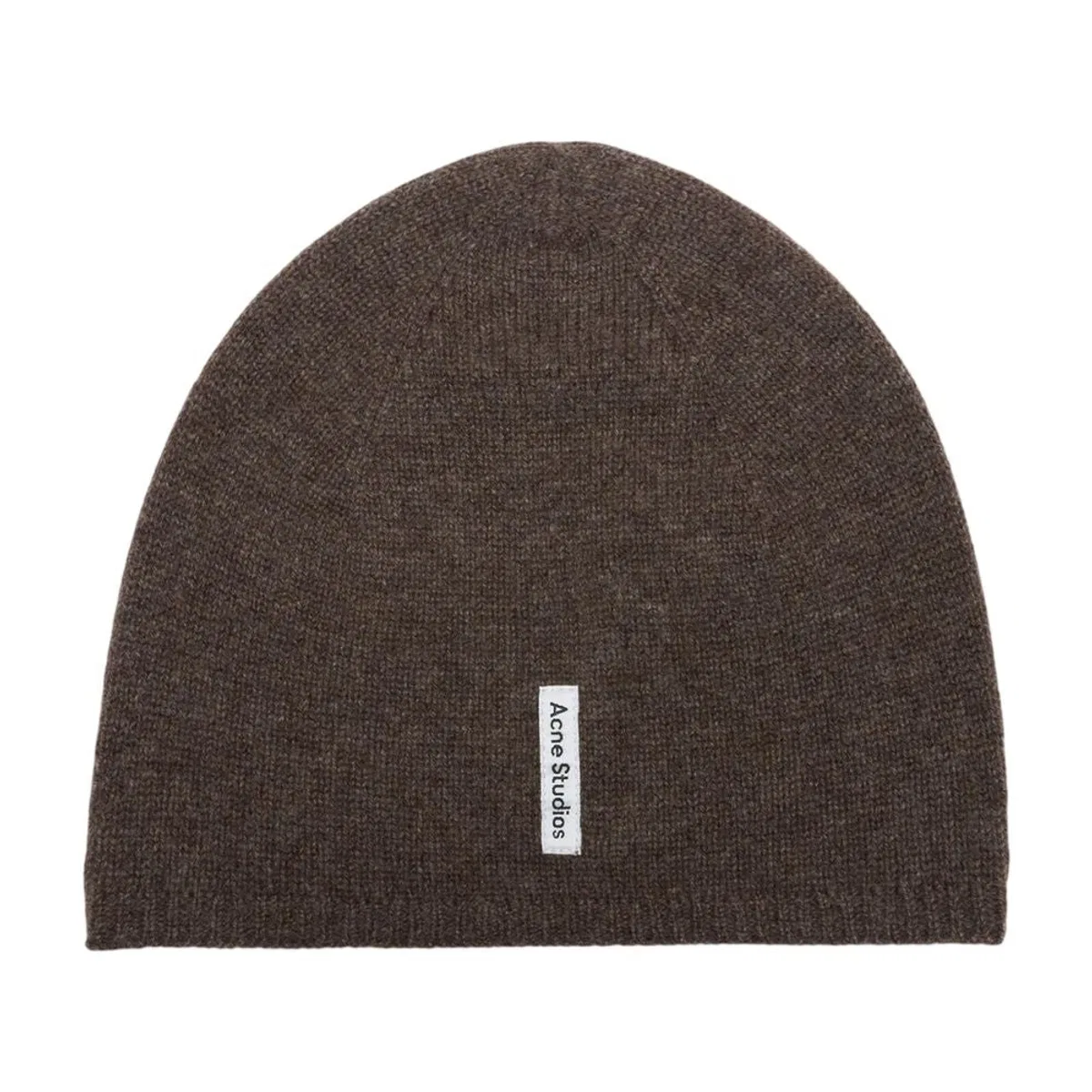 Acne Studios Fitted Beanie In Brown