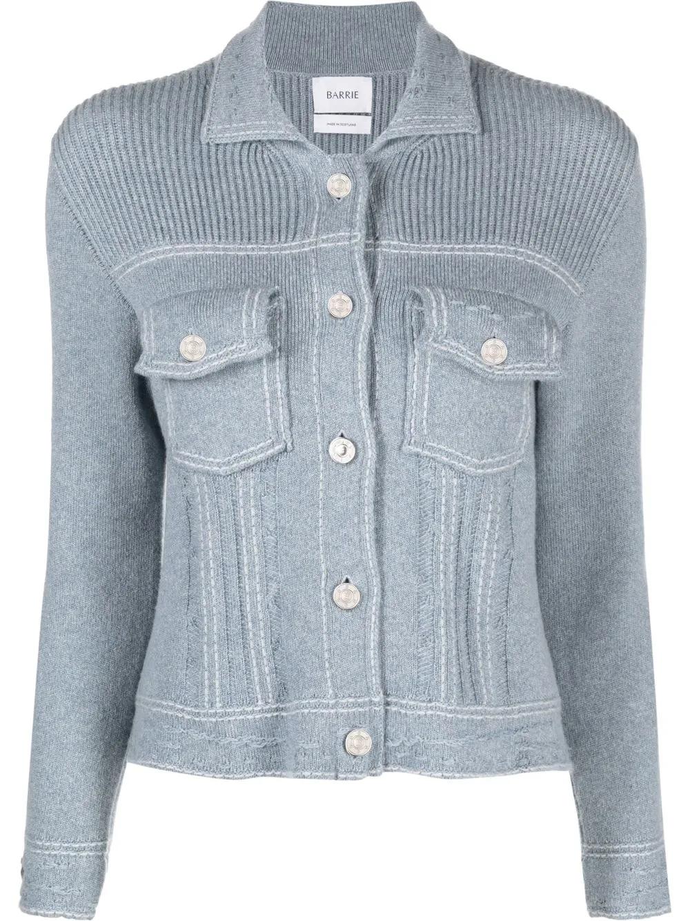 Cardigan Vauero Bolsillos Azul