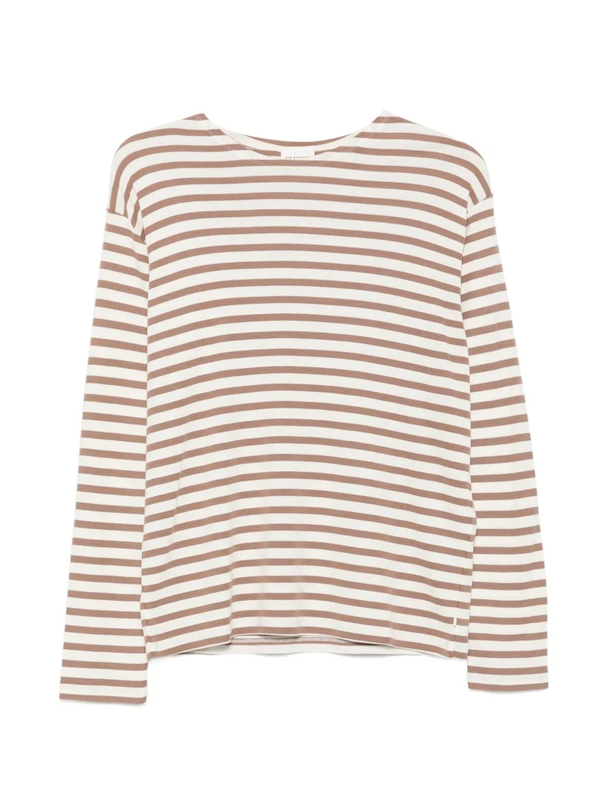 Striped Cotton Blend T-Shirt
