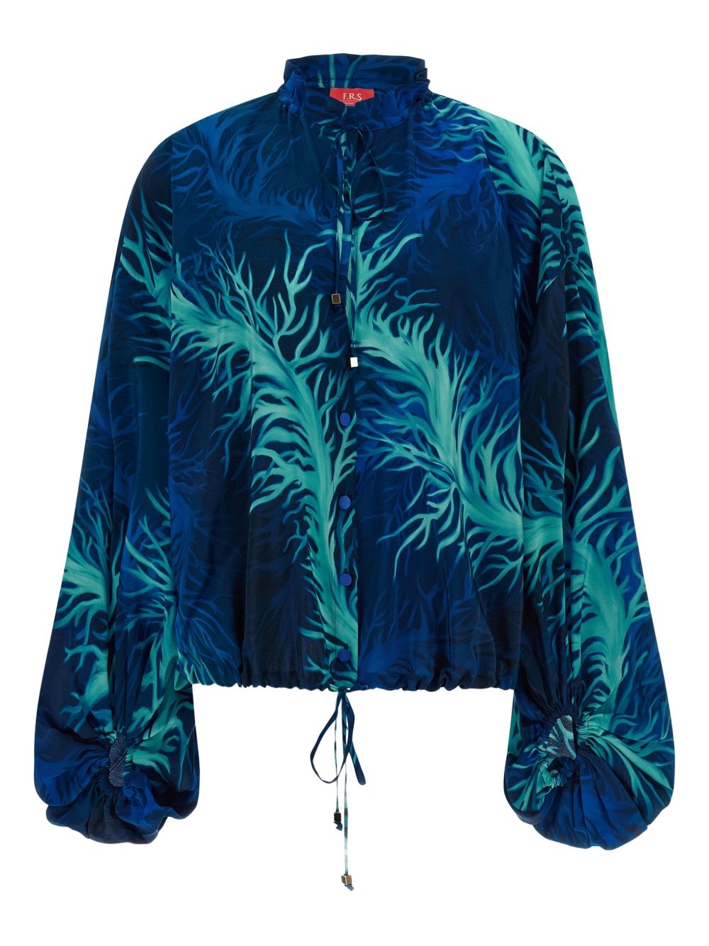 Printed Silk Blouse