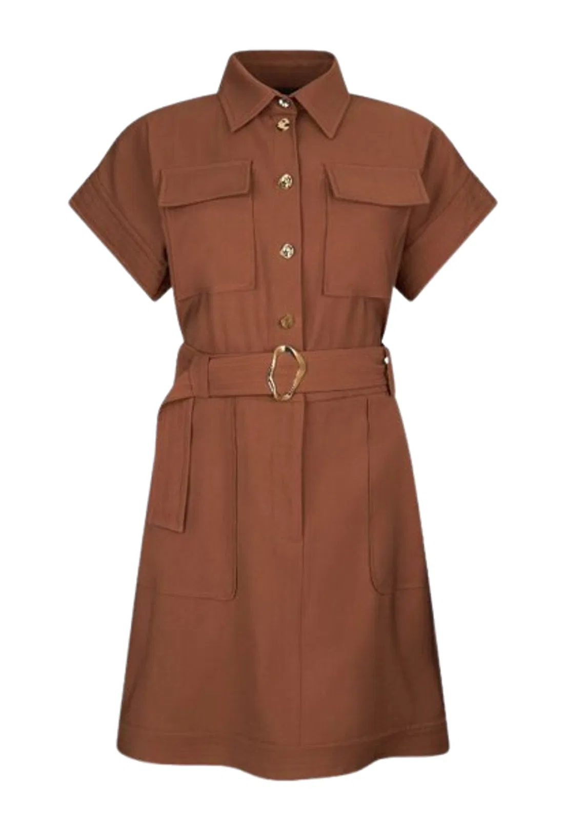 Tobacco Silk Dress