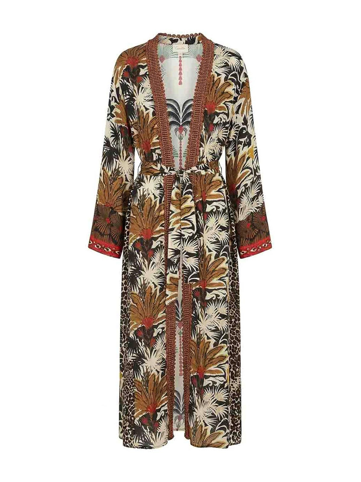 Brown Viscose Kaftan
