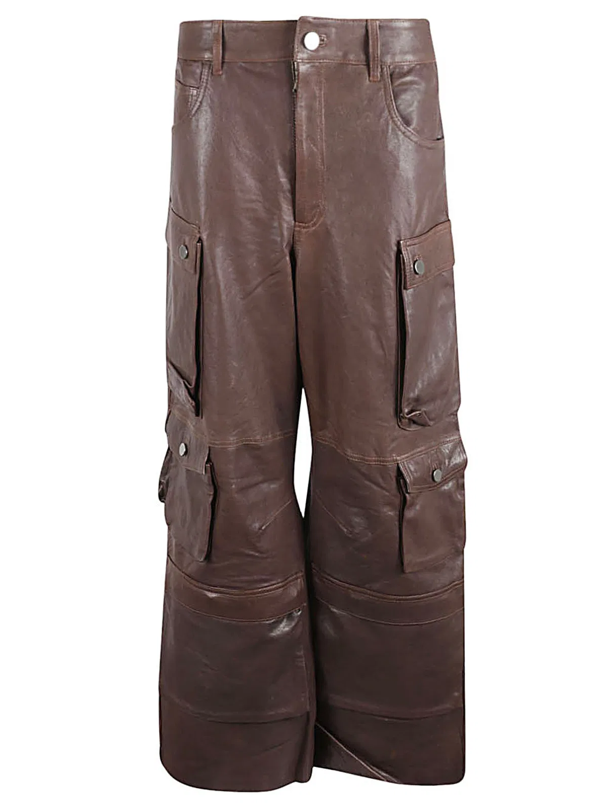Leather Cargo Pants