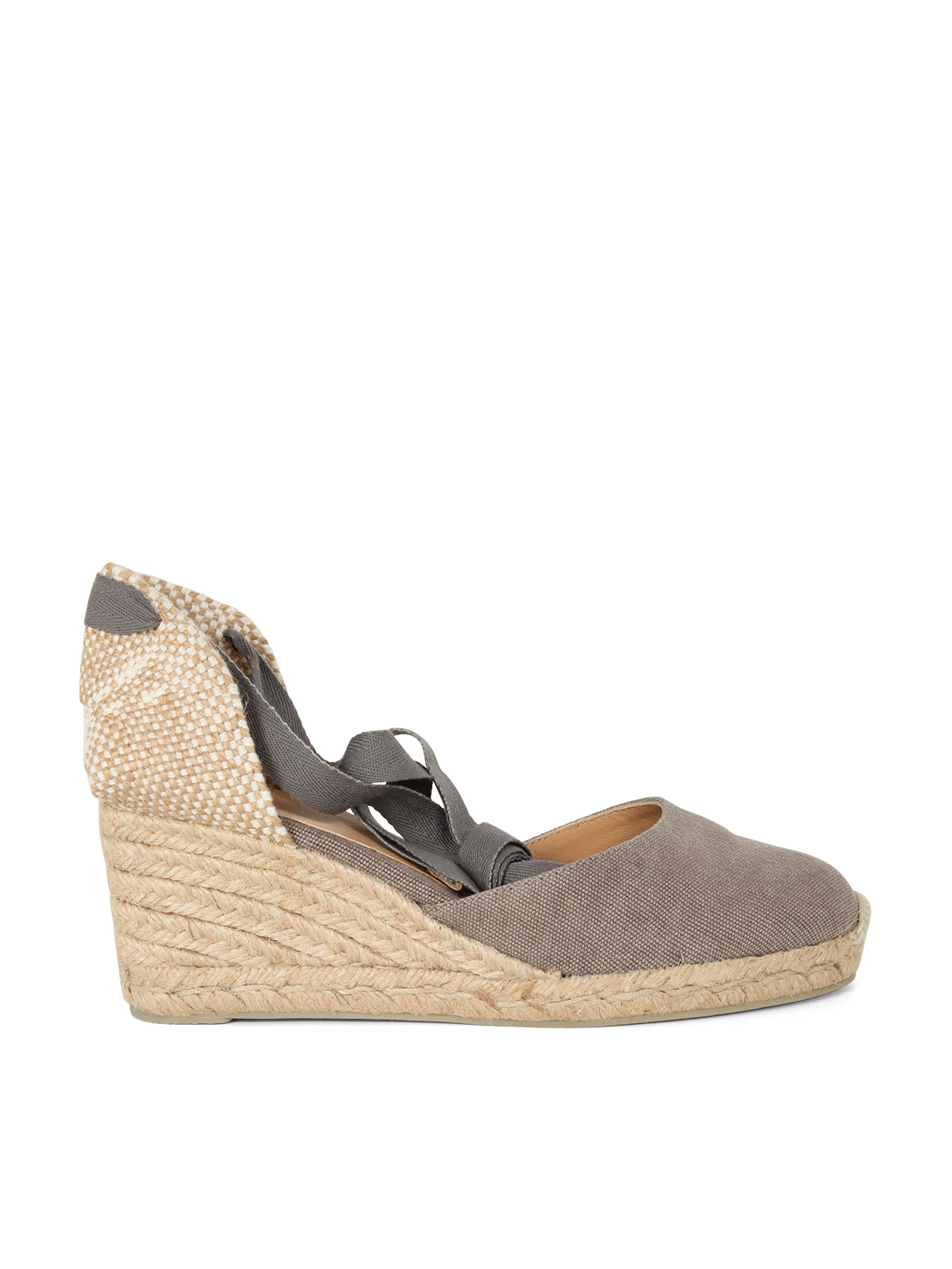 Castañer Carina Espadrilles Wedge Sandal With Ankle Laces