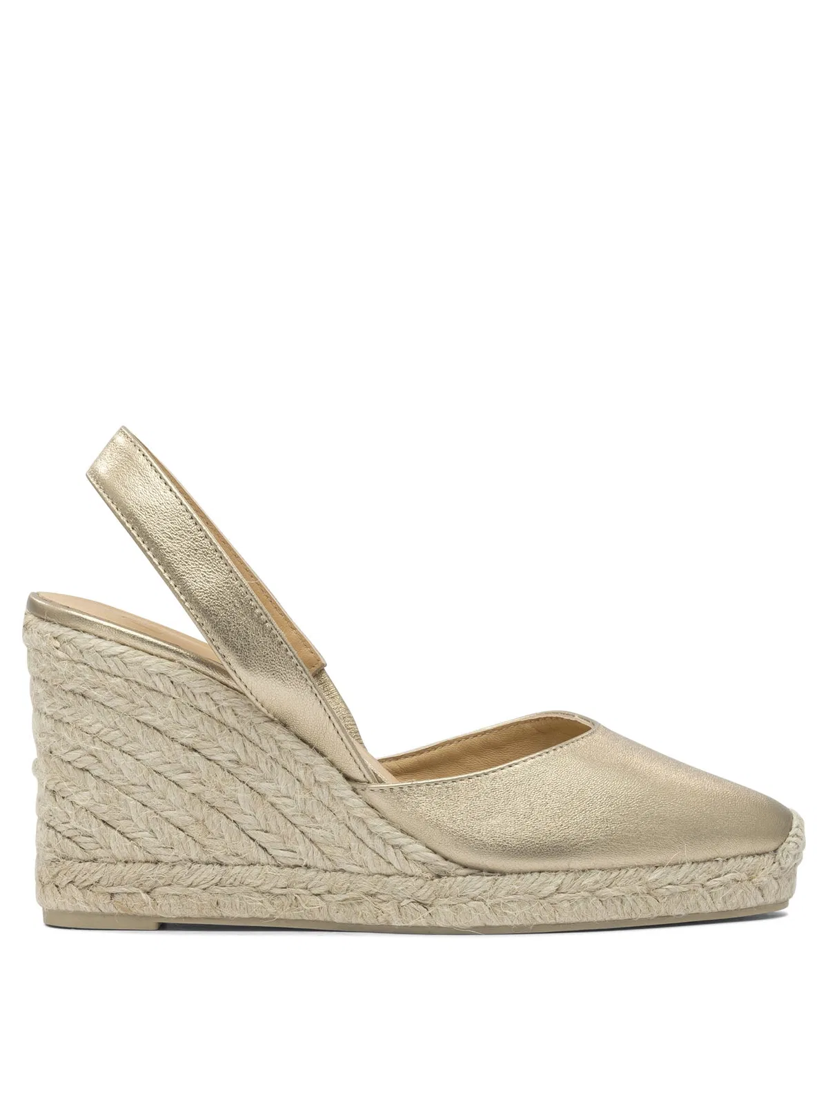 Castañer Gold Rubber Espadrilles