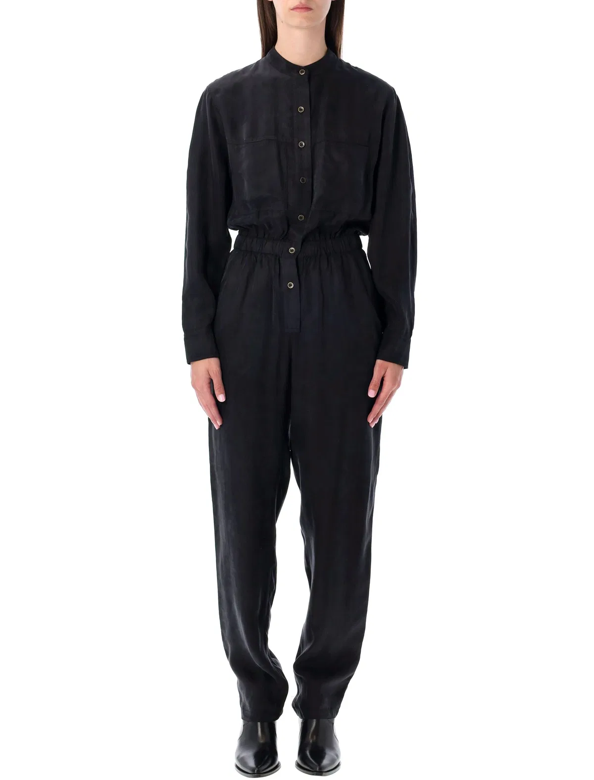 Isabel Marant Etoile Marant Étoile Black Buttoned Jumpsuit