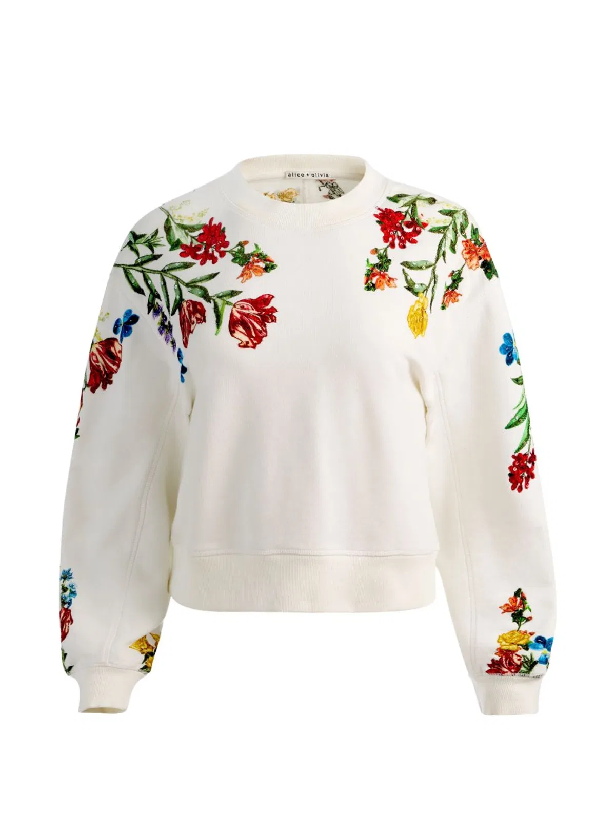 Cotton Floral Sequin Embellishment