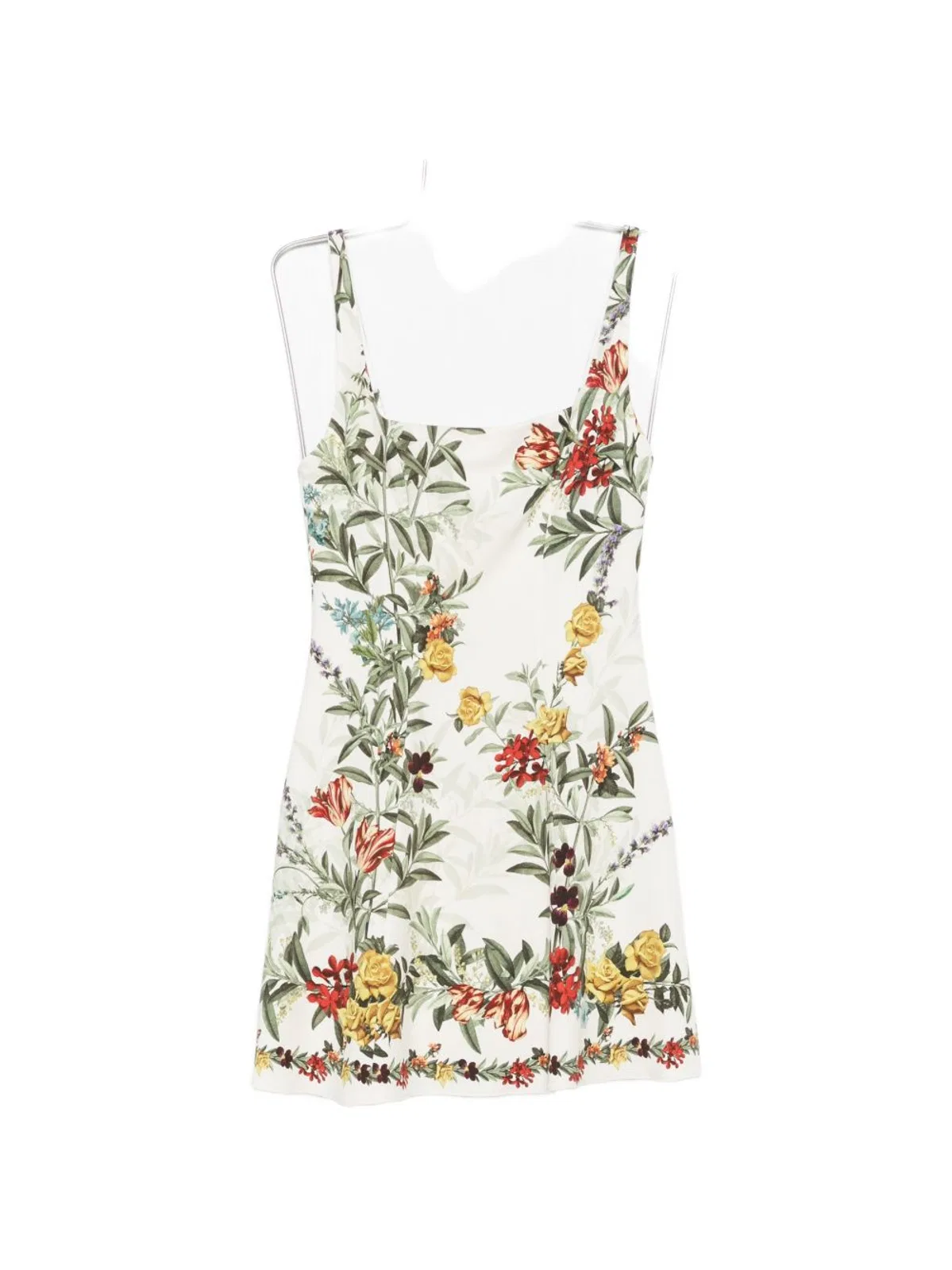 Floral Square Neck Dress