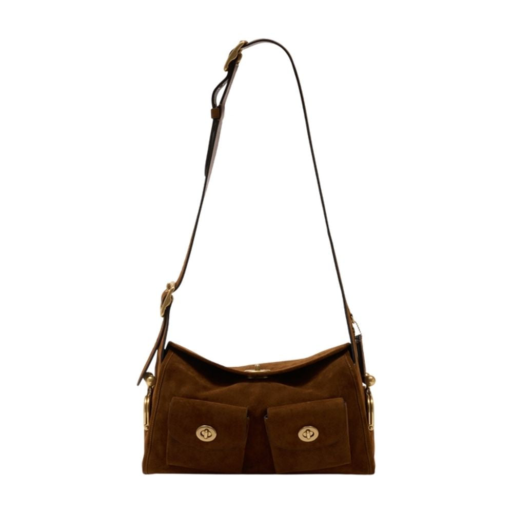 The Originals Turnlock Haversack Shoulder Bag -  - Leather - Brown