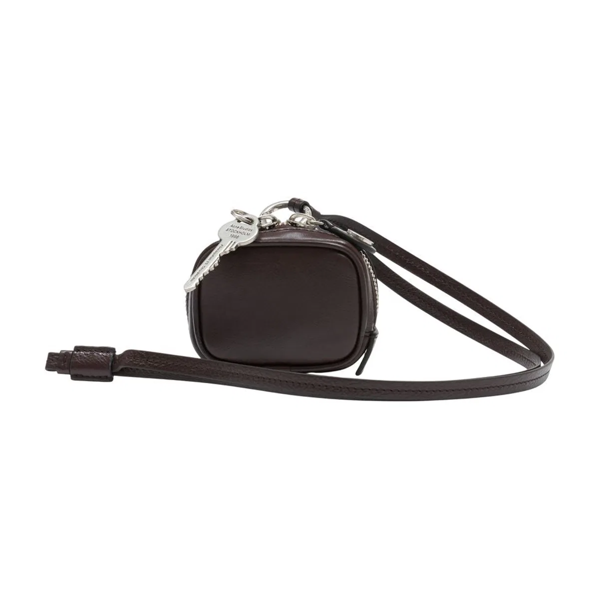 Acne Studios Camero Clip Shoulder Bag In Brown