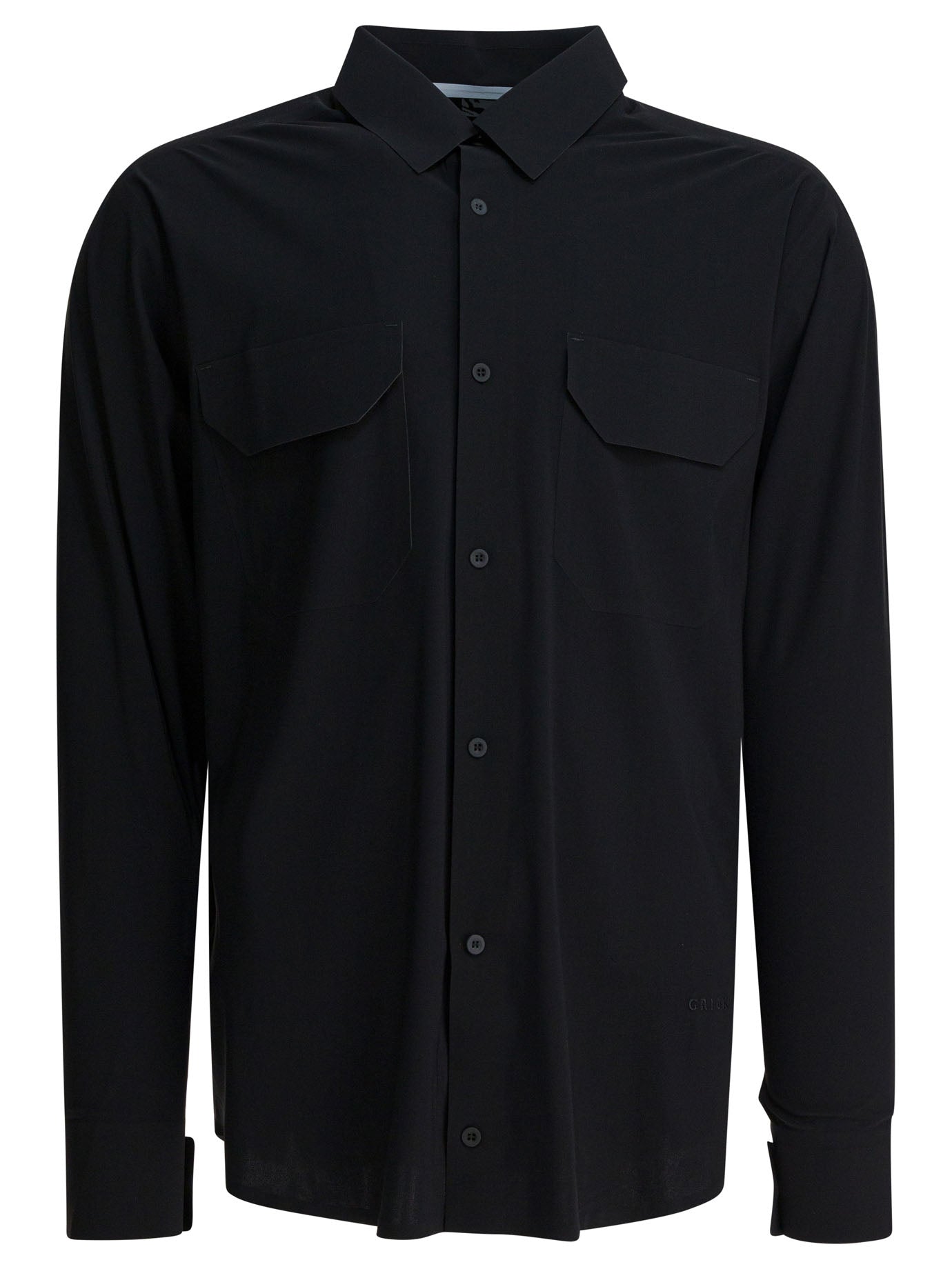 Black Polyamide Blend Shirt