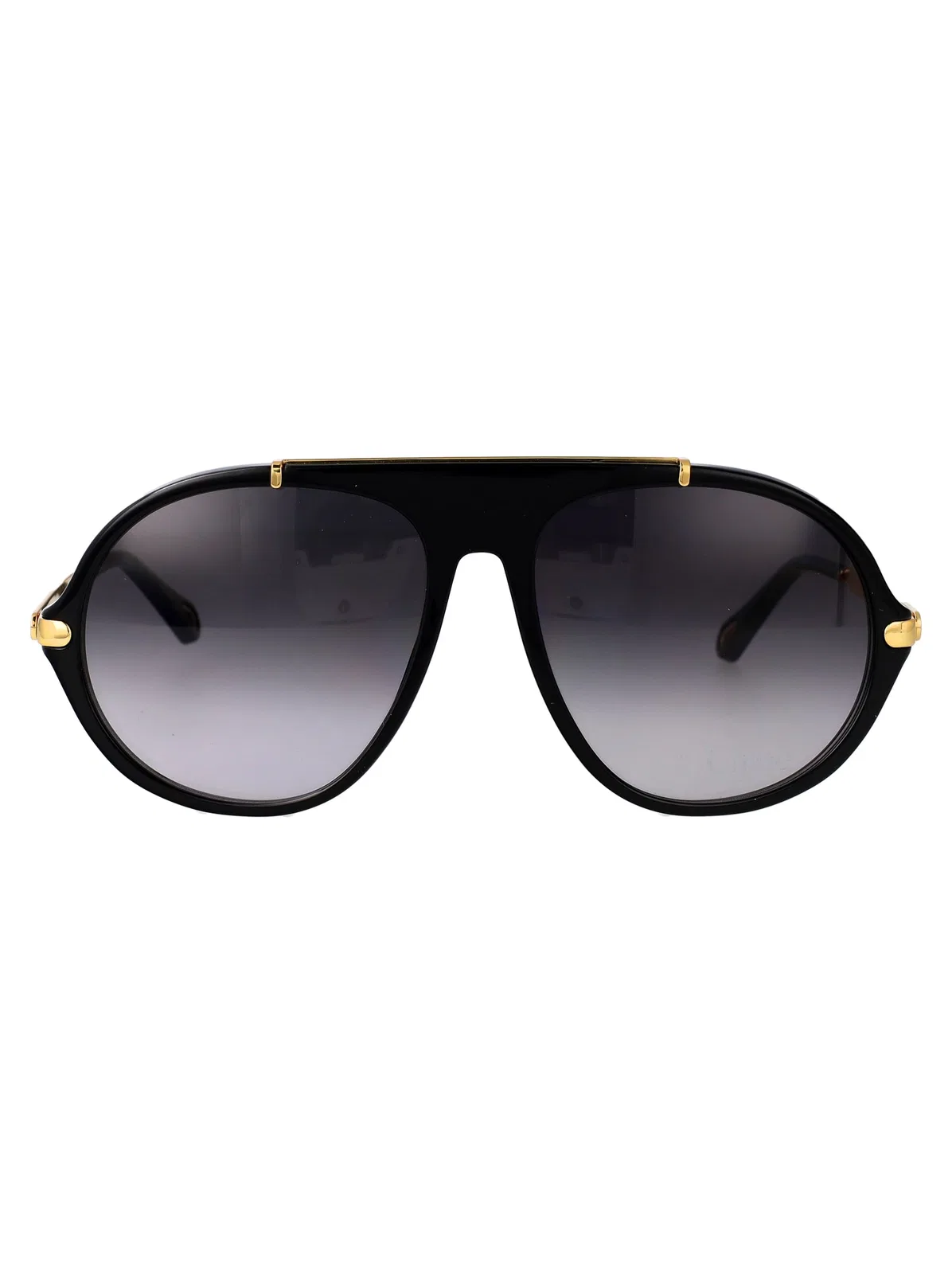 Black-Gold-Grey Acetate Sunglasses