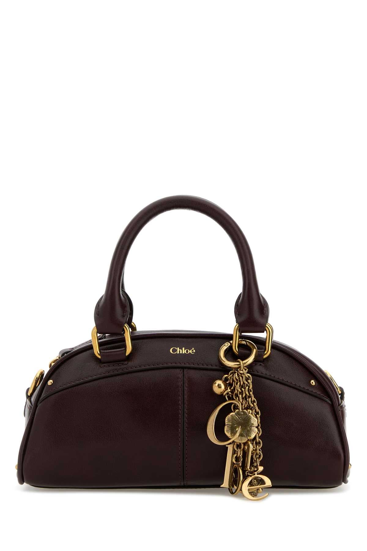 Black Calf Leather Handbag