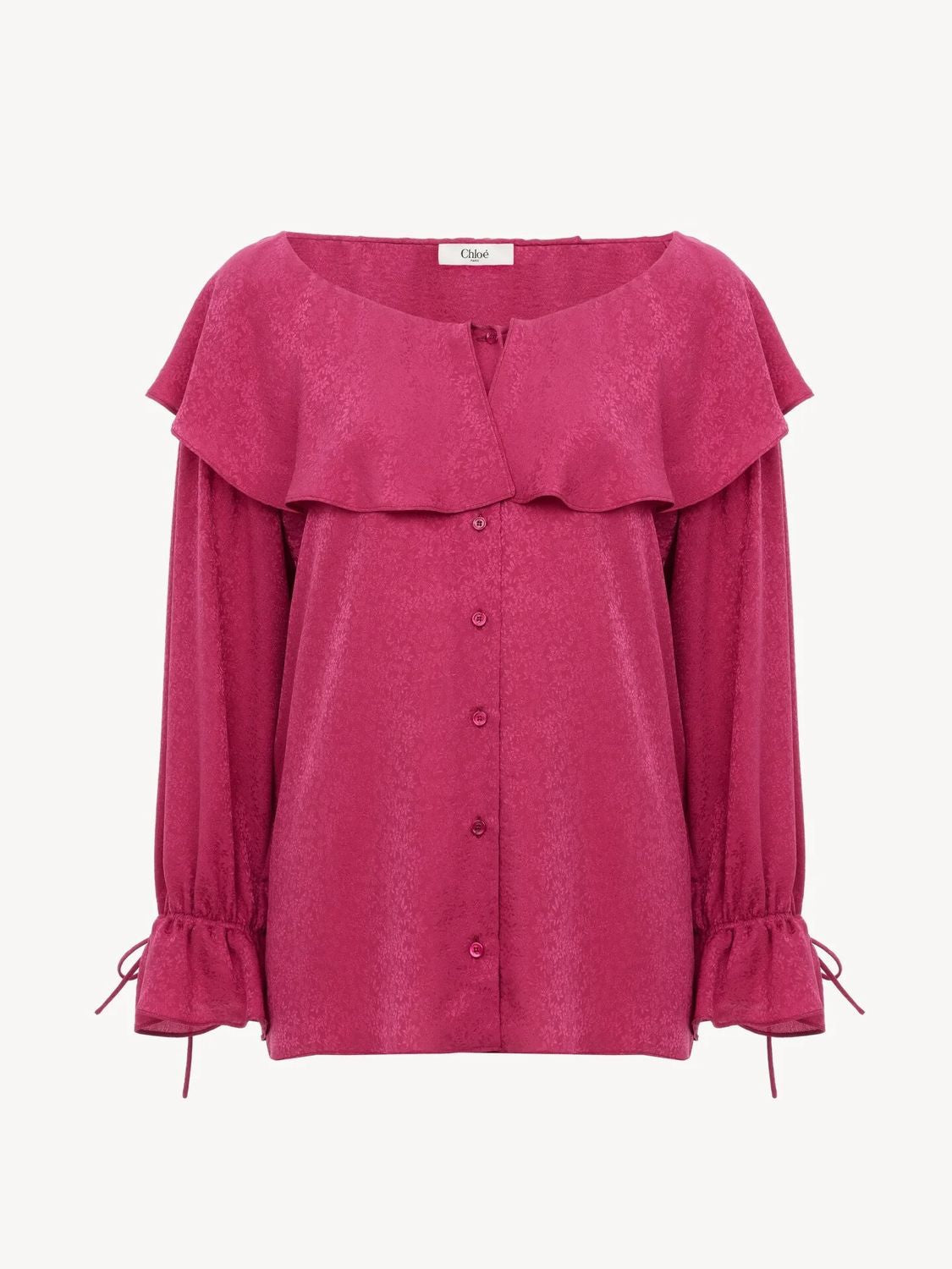 Tyrian Purple Silk Blouse