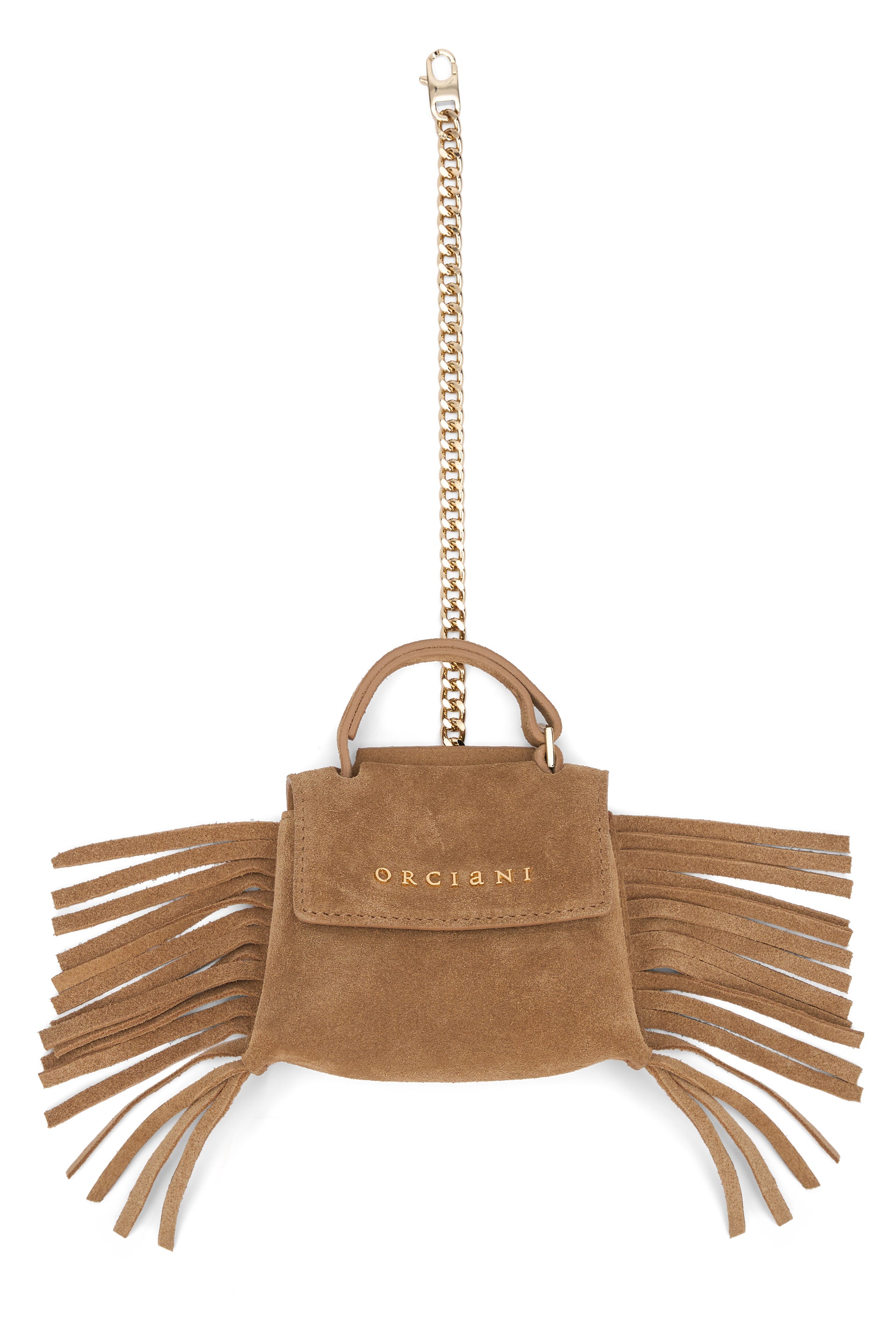 Charm Sveva In Leather With Fringes