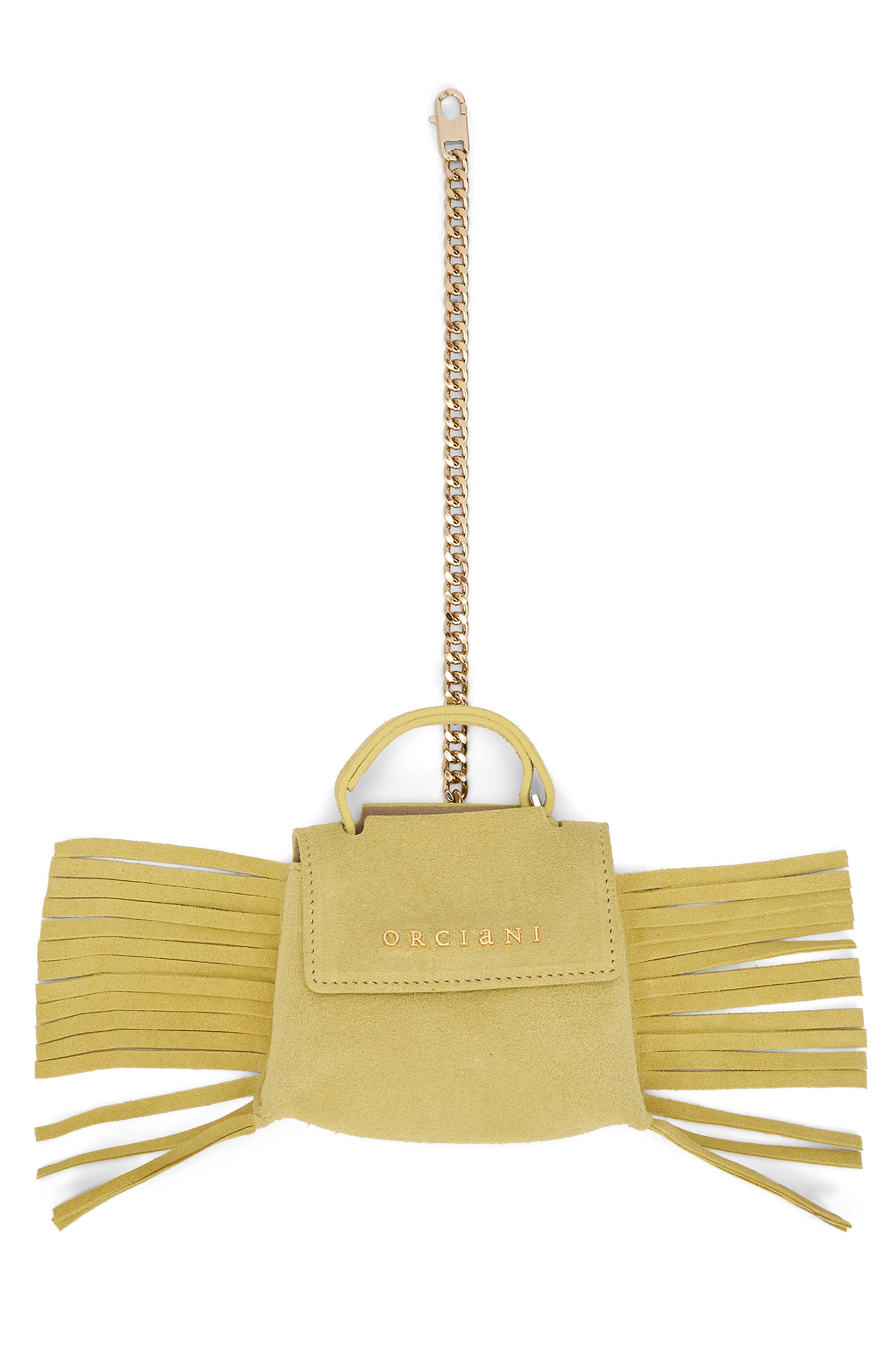 Charm Sveva In Leather With Fringes