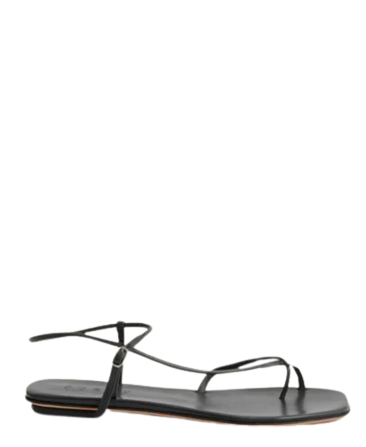 Black Leather Sandal