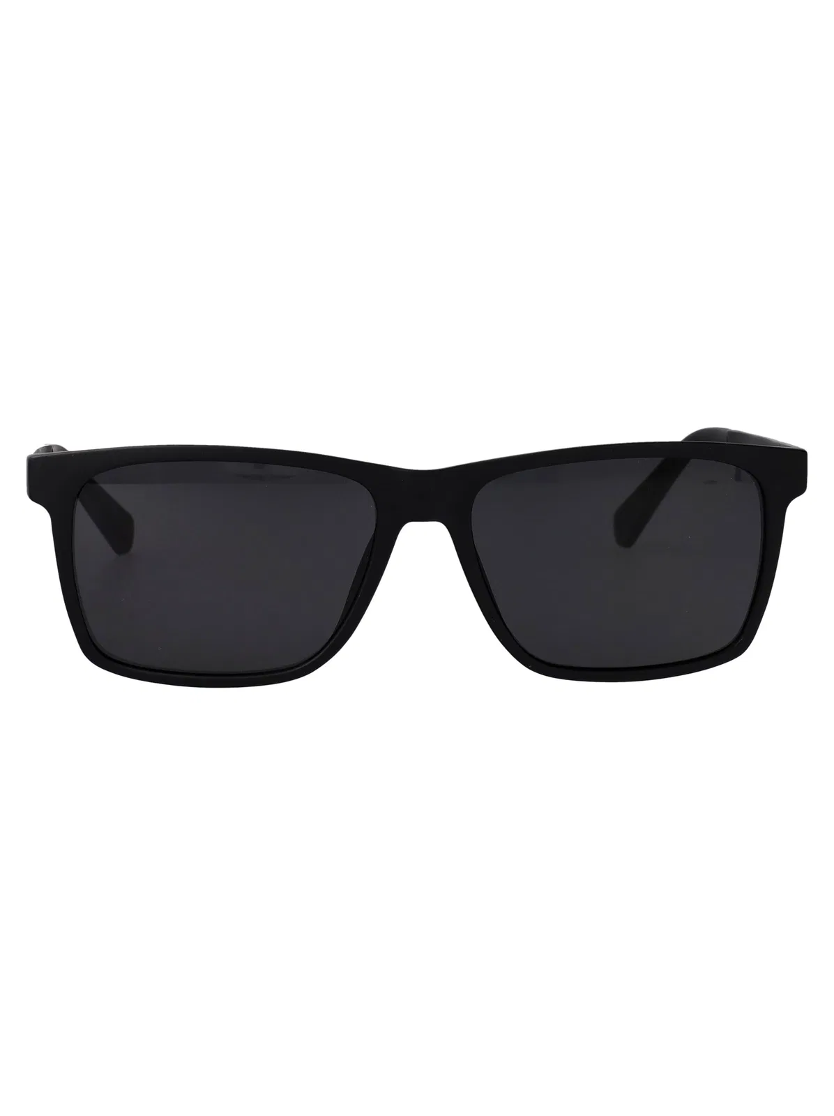 Matte Black Injected Sunglasses
