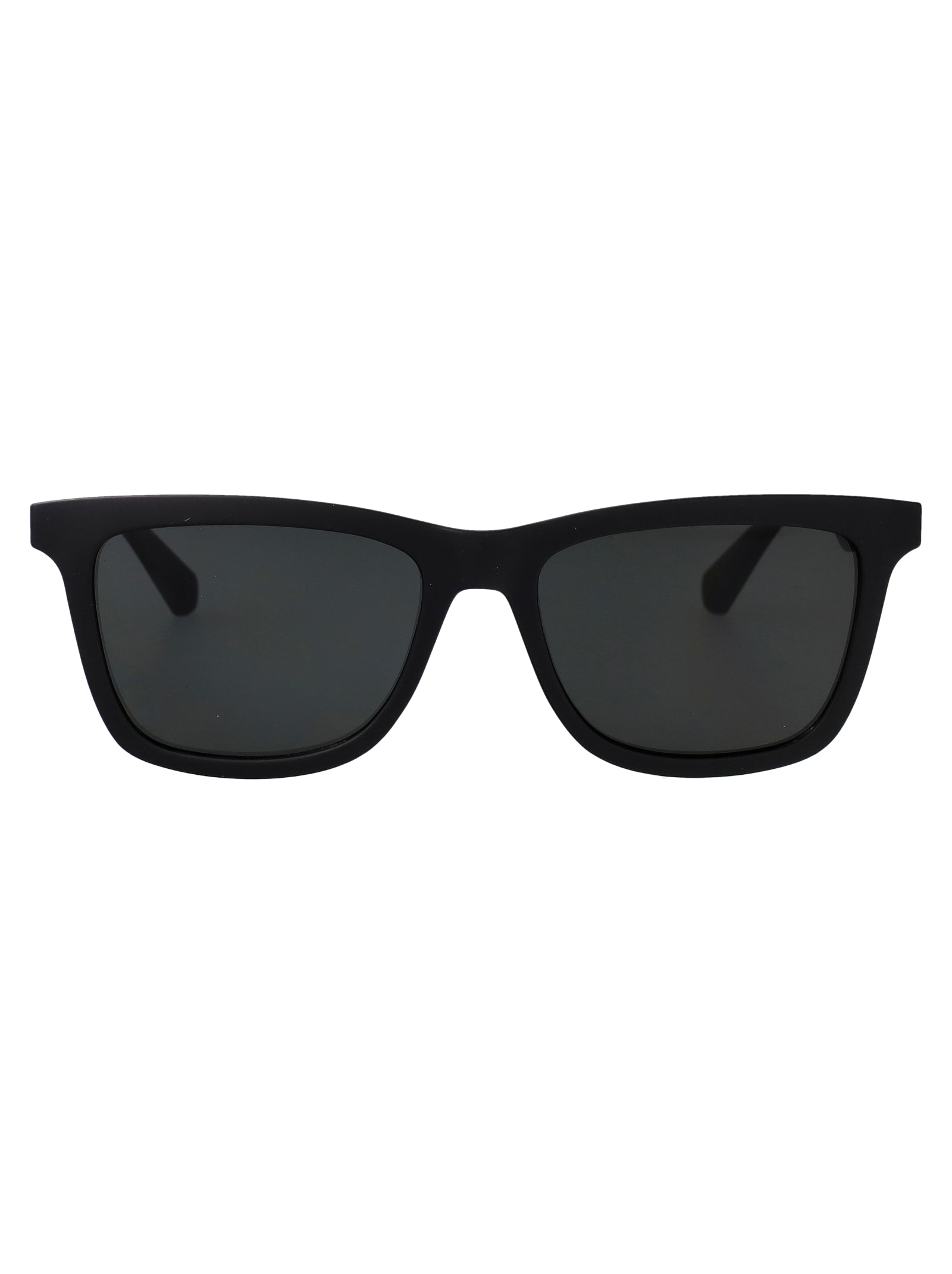 Matte Black Injected Sunglasses
