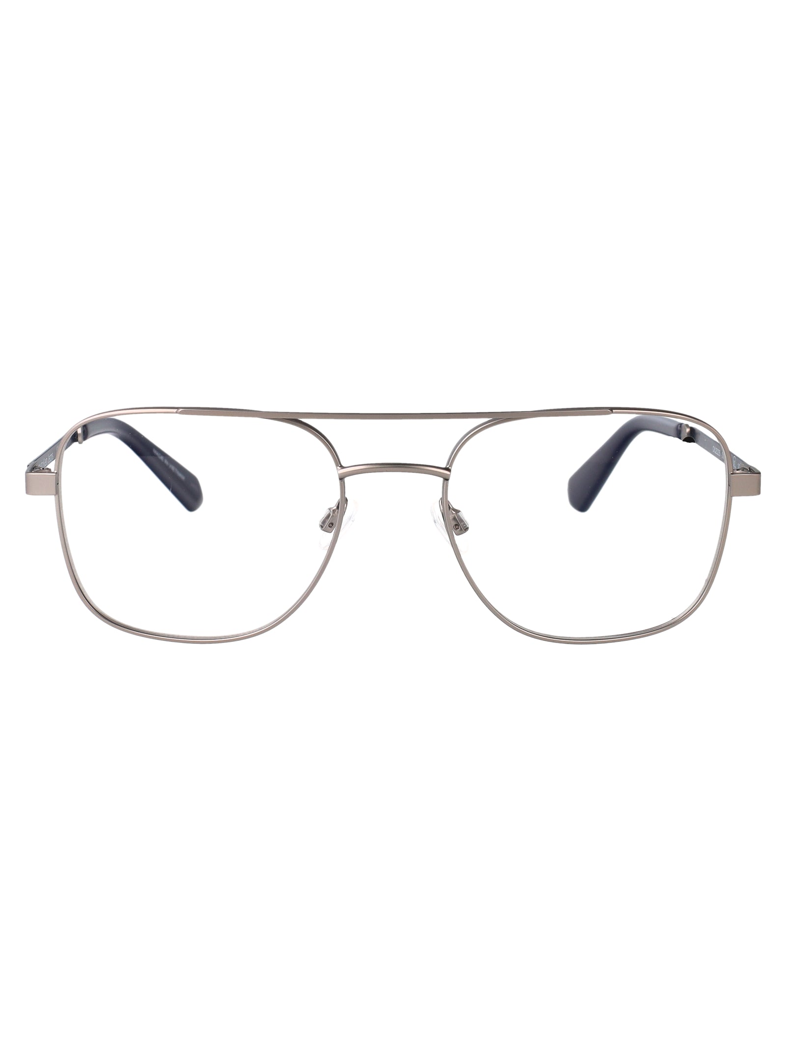 Matte Light Gunmetal Metal Glasses