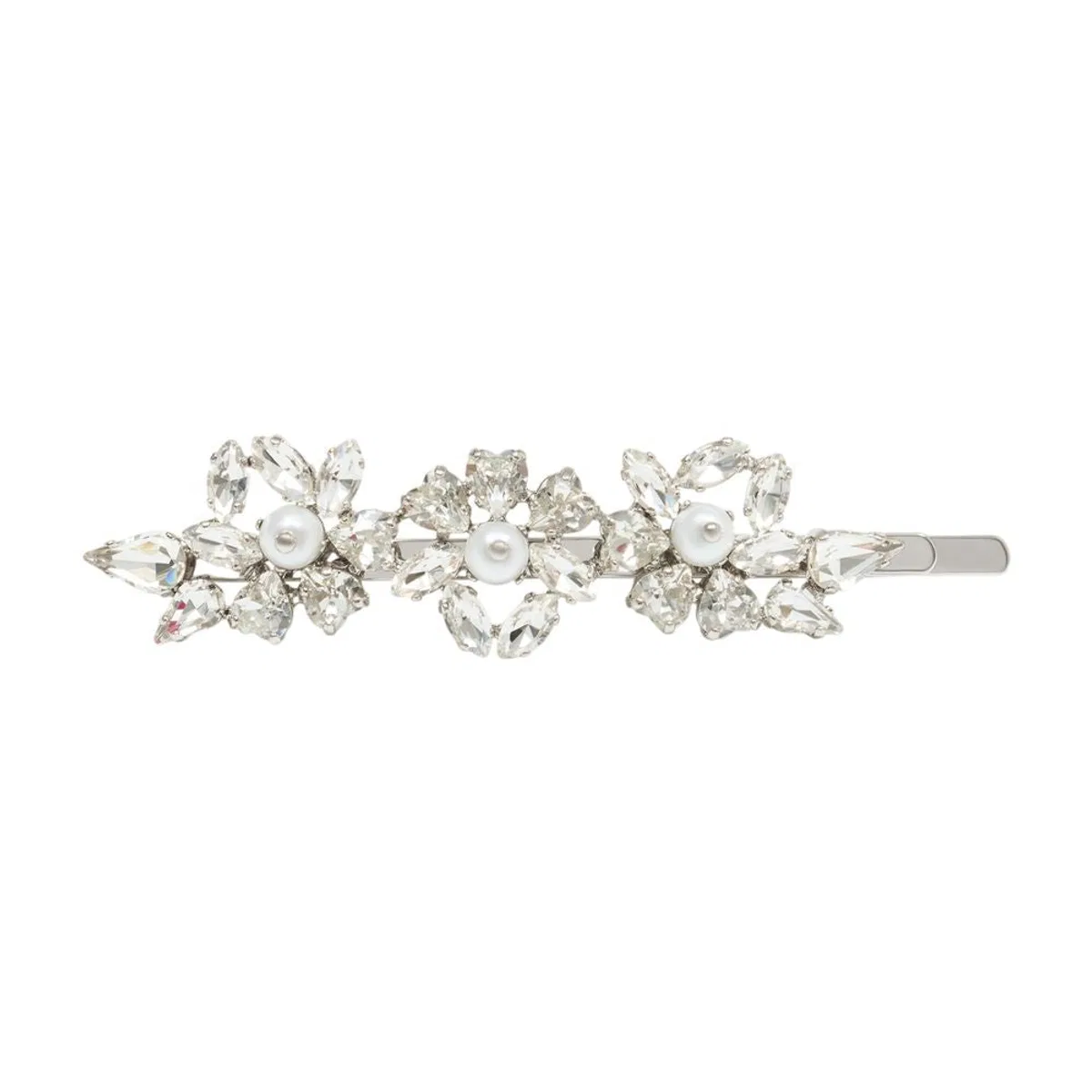 Heartbloom Hair Clips -  - Crystal - Ivory